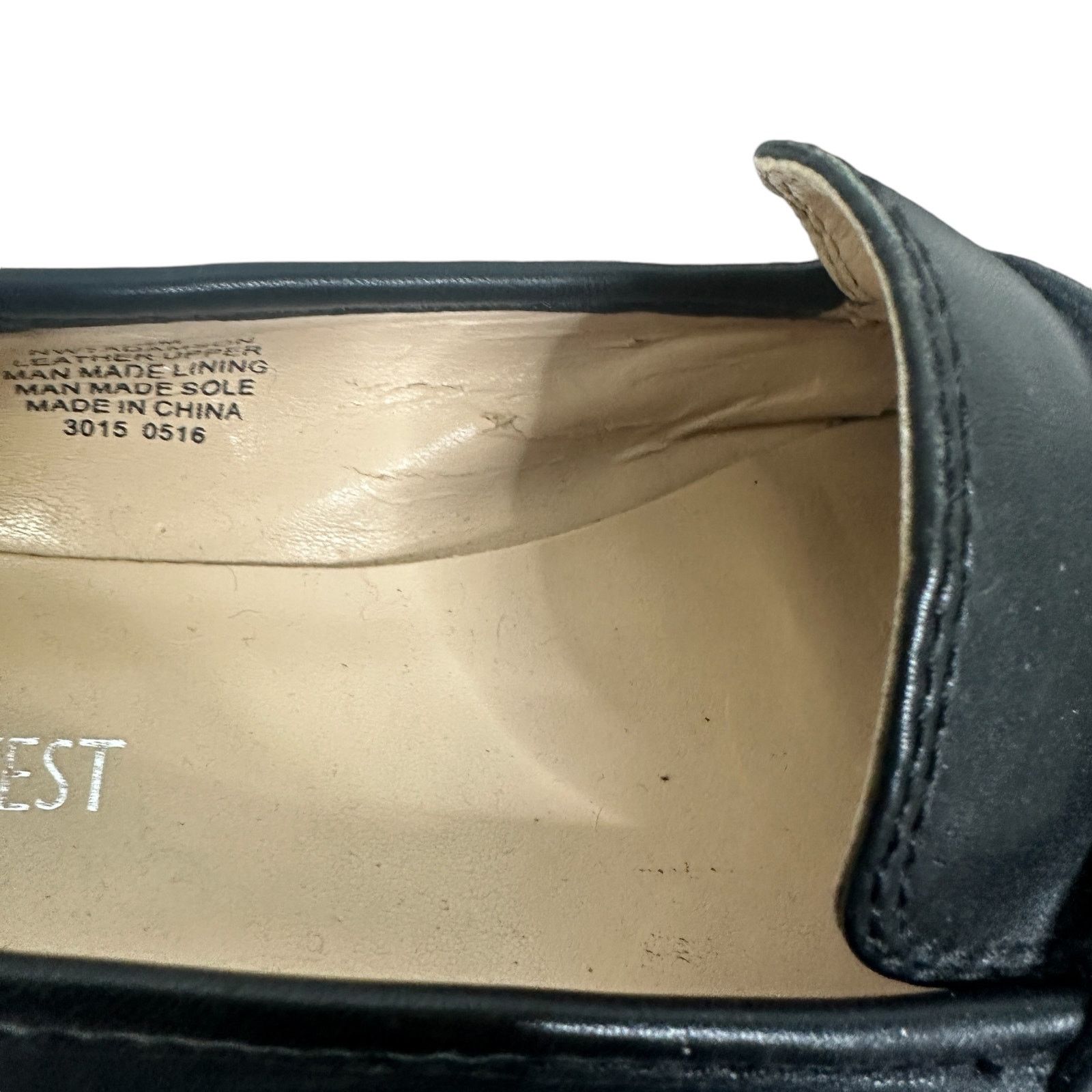 Nine West Nine West BLack Leather Slip On Dress Shoe LOafer 6.5 Size US 6.5 / IT 36.5 - 7 Thumbnail