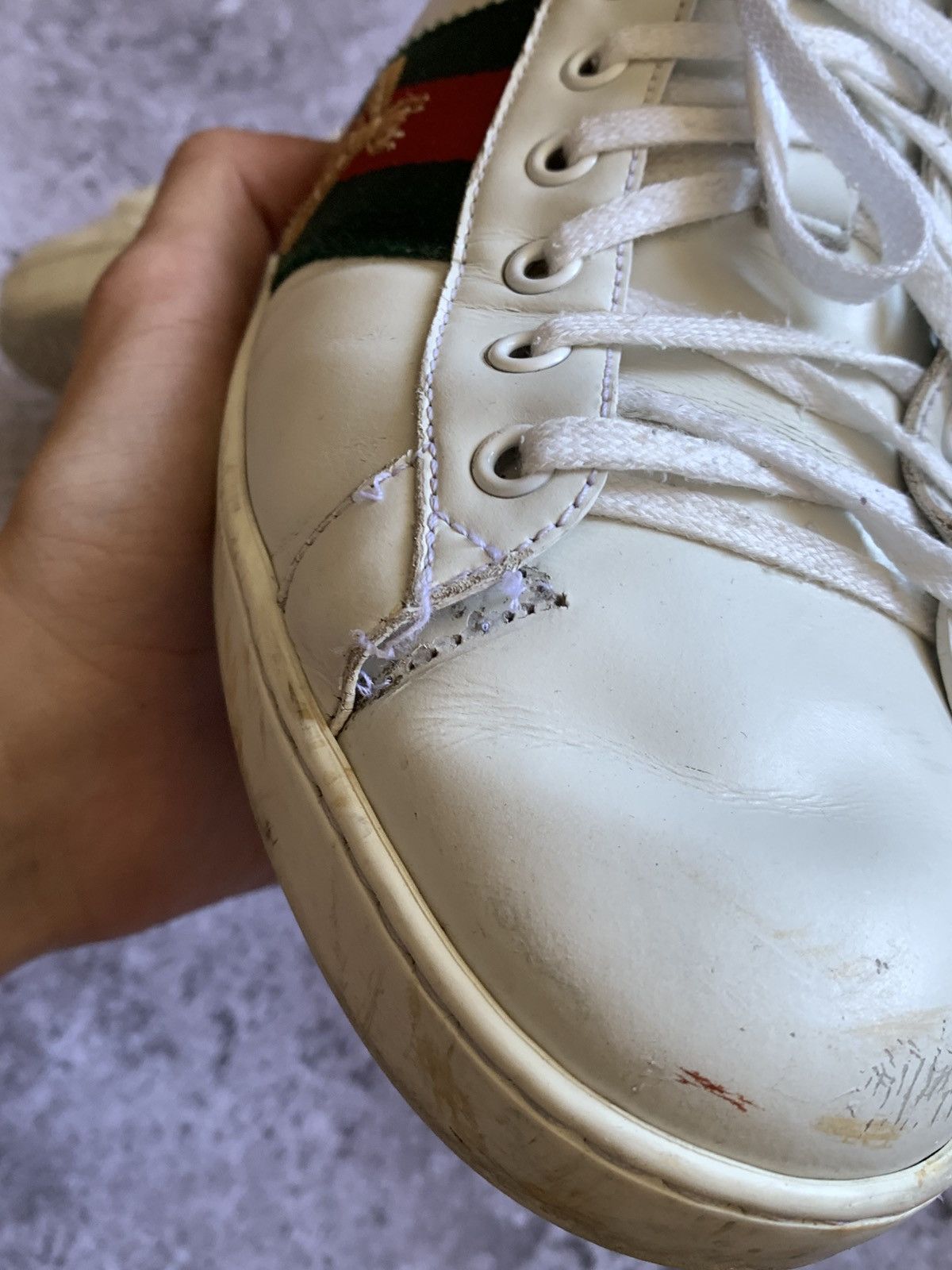 Gucci 🔥GUCCI ACE SNEAKERS Size US 9 / EU 42 - 5 Thumbnail