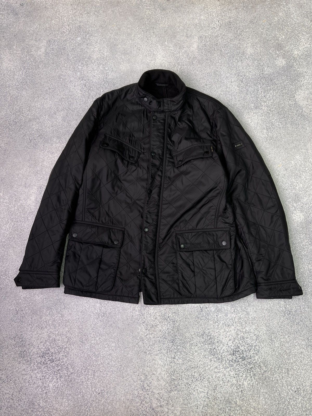Barbour × Vintage Vintage Barbour International Quilted Jacket Size US XL / EU 56 / 4 - 1 Thumbnail