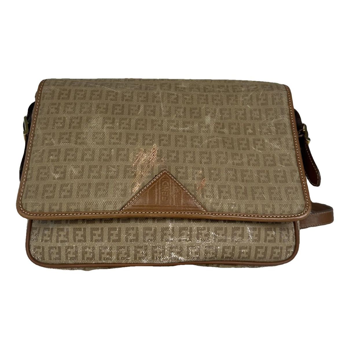 Fendi Baguette Beige Leather Handbag Size ONE SIZE - 1 Thumbnail