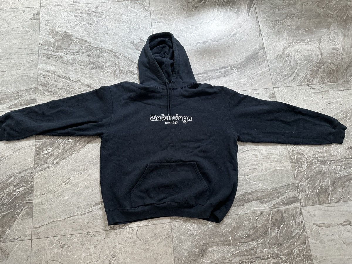 Balenciaga est. 1917 Hoodie XL