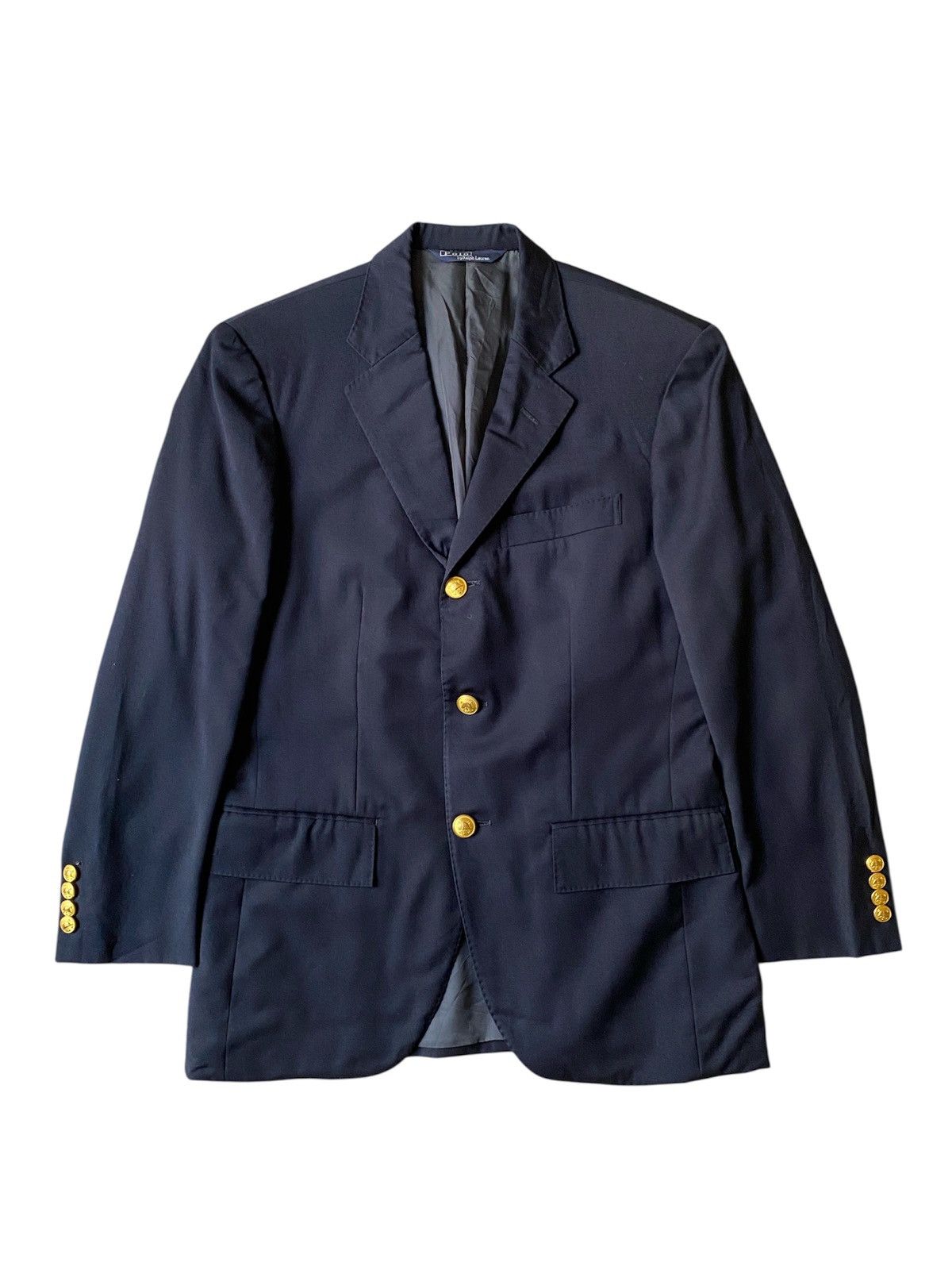 Polo Ralph Lauren Polo Ralph Lauren Gold Button Blazer Jacket Size US M / EU 48-50 / 2 - 1 Thumbnail