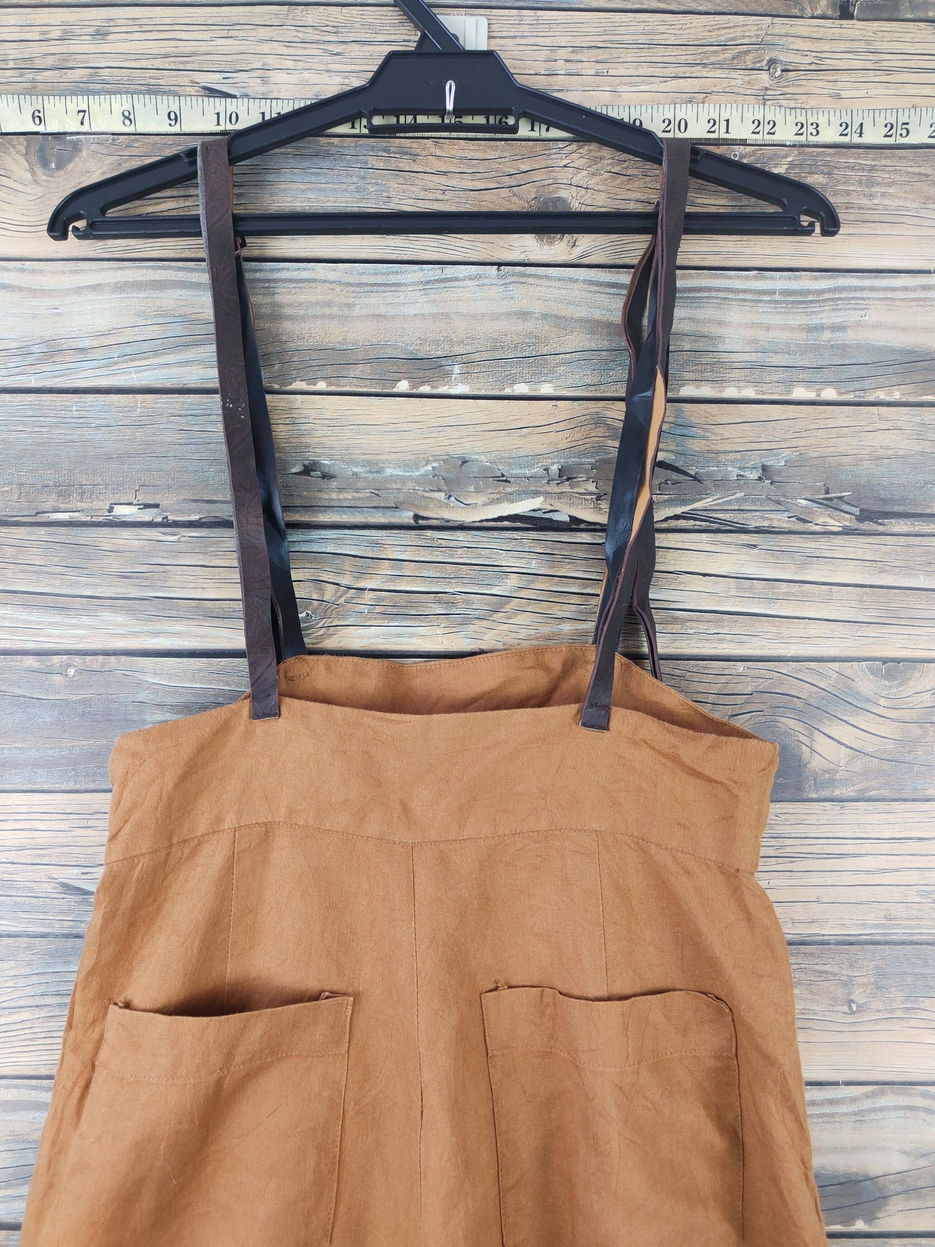Japanese Brand × Vintage Streetwear Vintage Japan Brand Brown Adjust Strap Jumpsuit Size 26" / US 2 / IT 38 - 11 Thumbnail