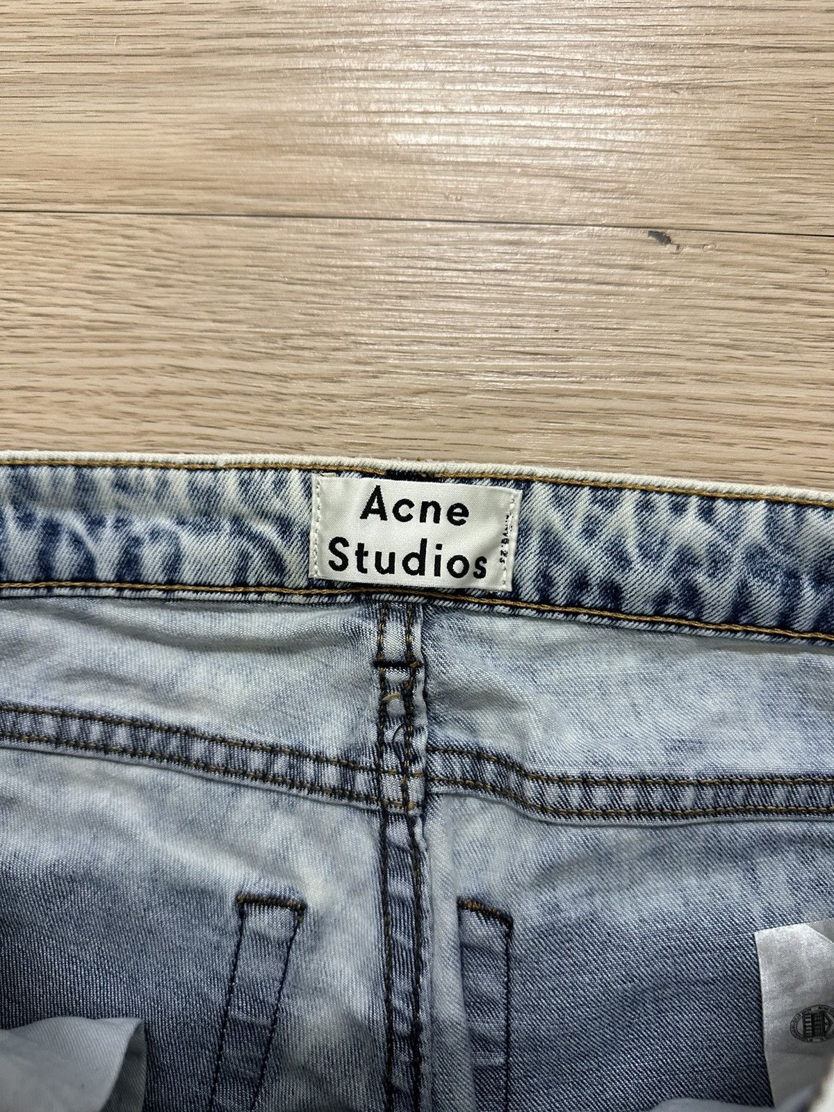 Acne Studios × Designer Beautiful Acne Studios Flex Silver Vint Skinny Jeans Size 26" / US 2 / IT 38 - 8 Thumbnail