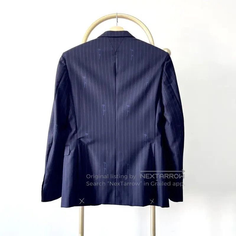 Versace Versace Men's Long Sleeve Wool Blazer in Navy . Size US M / EU 48-50 / 2 - 5 Thumbnail