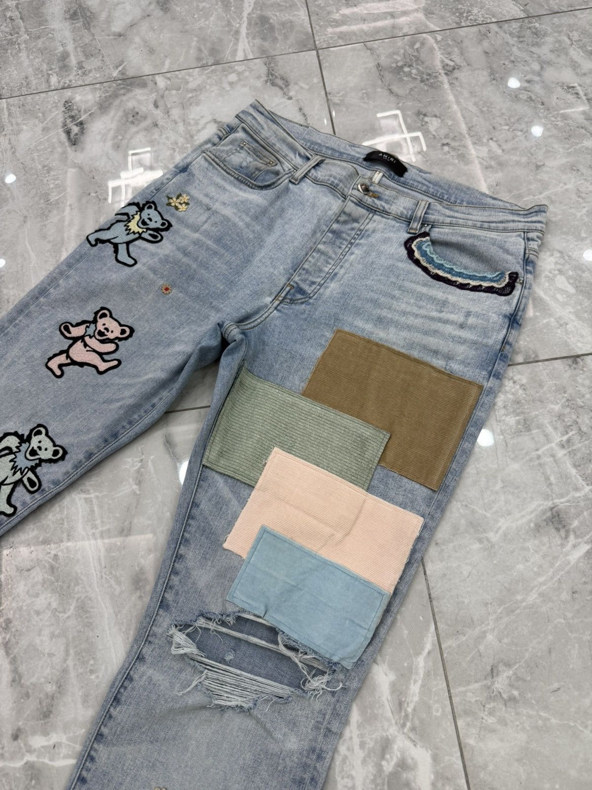 Amiri Amiri Grateful Dead Jeans Size US 38 / EU 54 - 3 Thumbnail