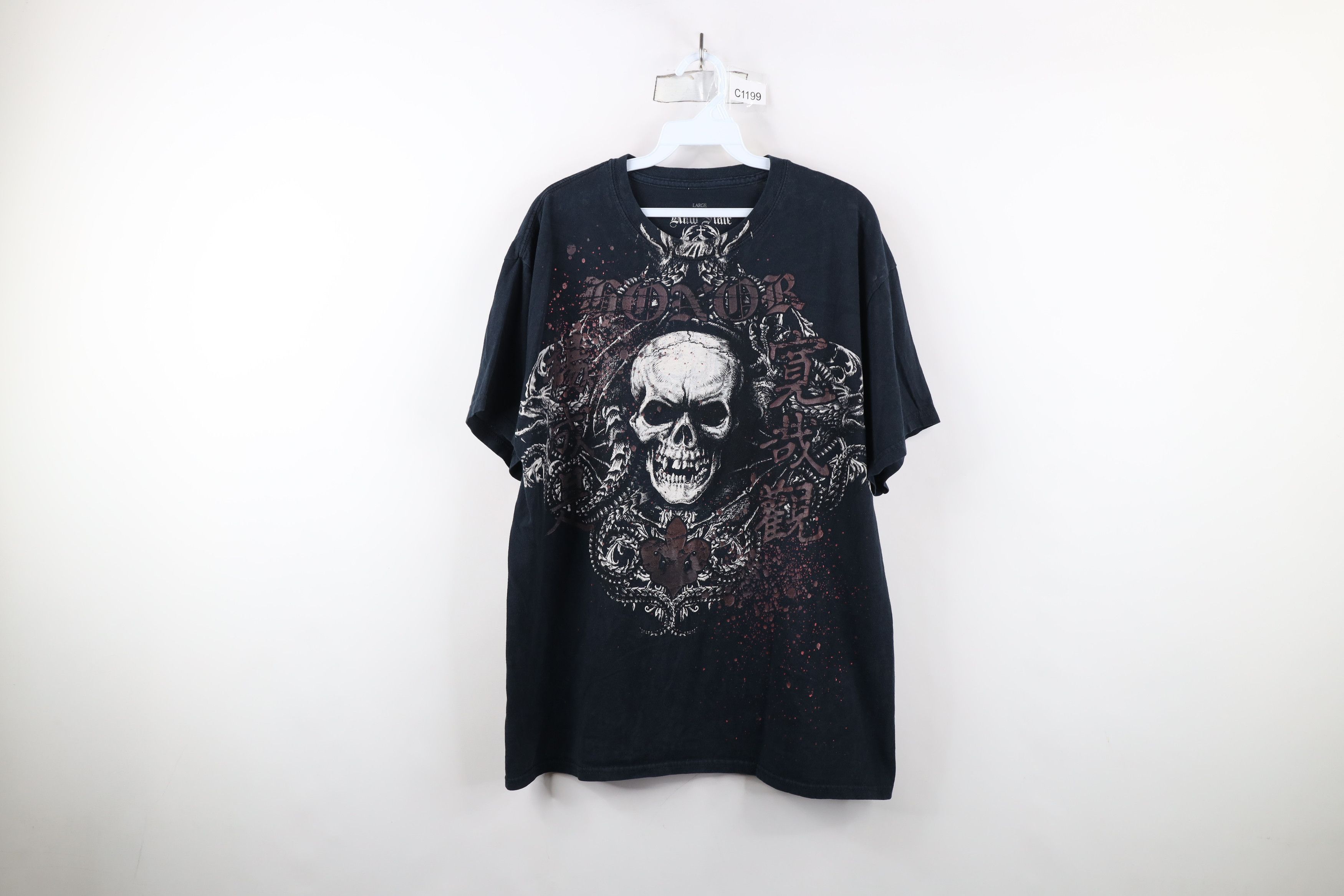 Vintage Vintage Y2K Streetwear UFC MMA Fighting Skull Dragon T-Shirt Size US L / EU 52-54 / 3 - 1 Thumbnail