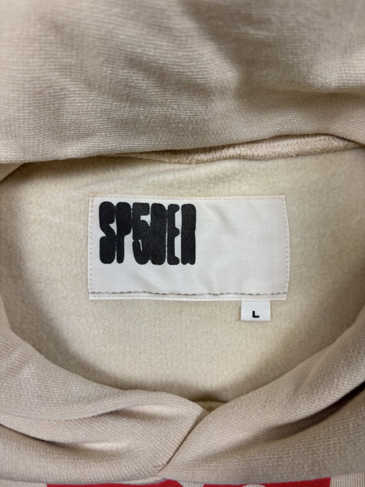 Sp5der Sp5der Beluga Hoodie, Cream Size US L / EU 52-54 / 3 - 5 Thumbnail