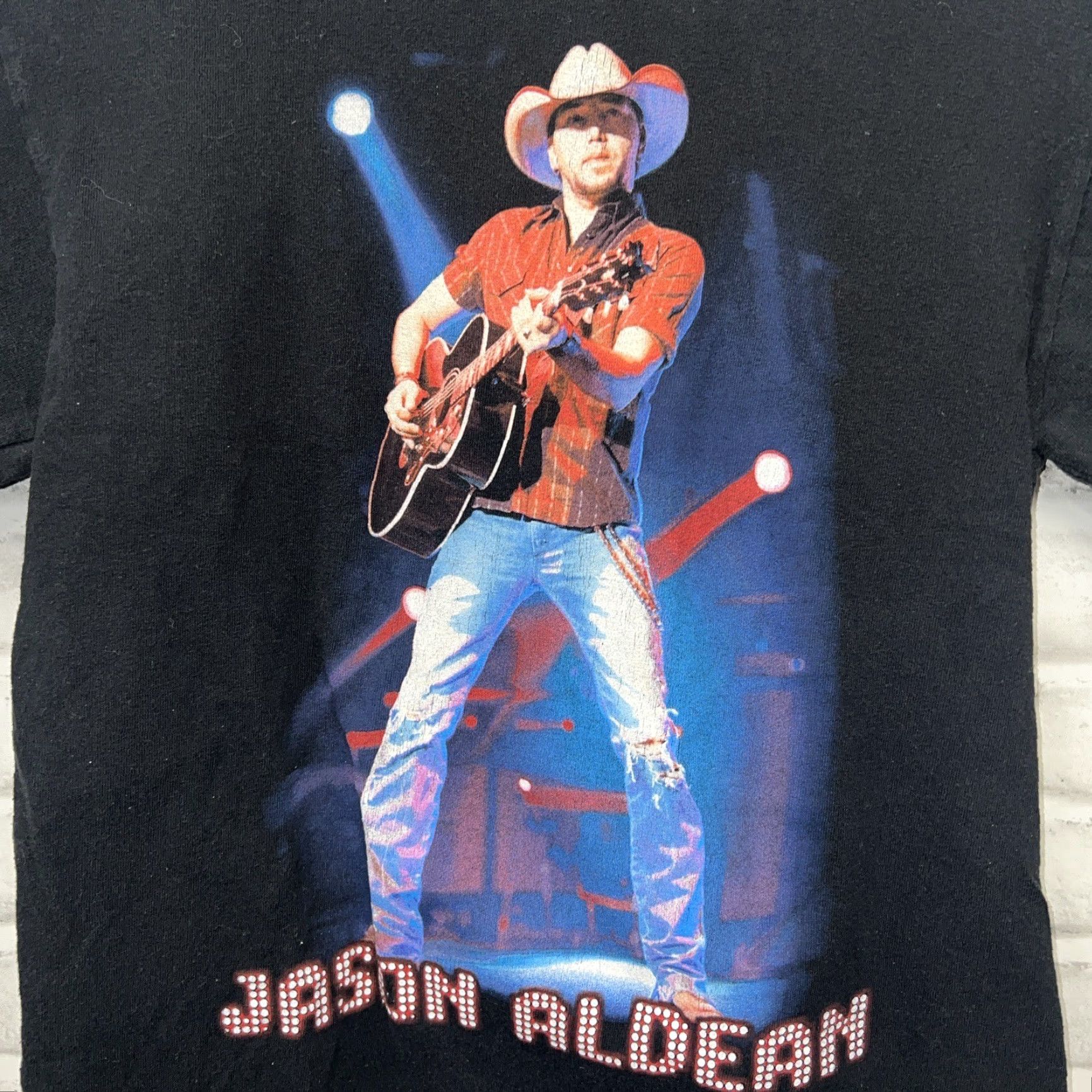 Vintage Jason Aldean 2010 Tour T-Shirt Mens Size S Black Shirt"} Size US S / EU 44-46 / 1 - 2 Thumbnail