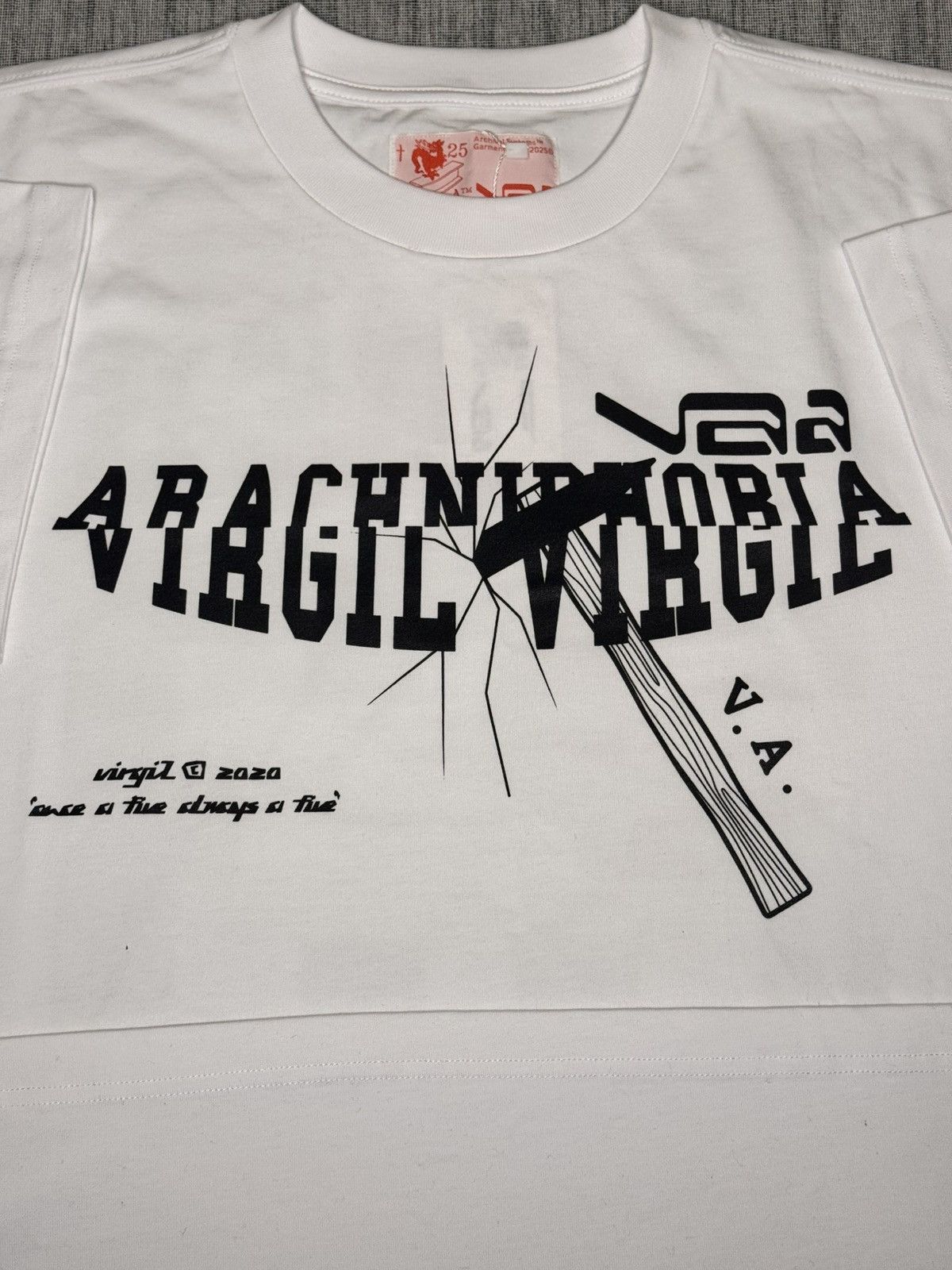 Sp5der Sp5der Pyrex Tee in White from Paris Size US XL / EU 56 / 4 - 2 Thumbnail