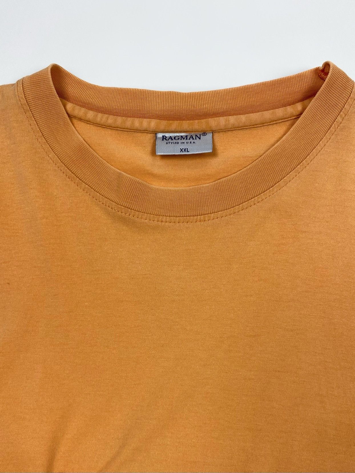 Other 1990’s Vintage Ragman Peach Boxy Blank Single Stitch Tee Size US XXL / EU 58 / 5 - 3 Thumbnail