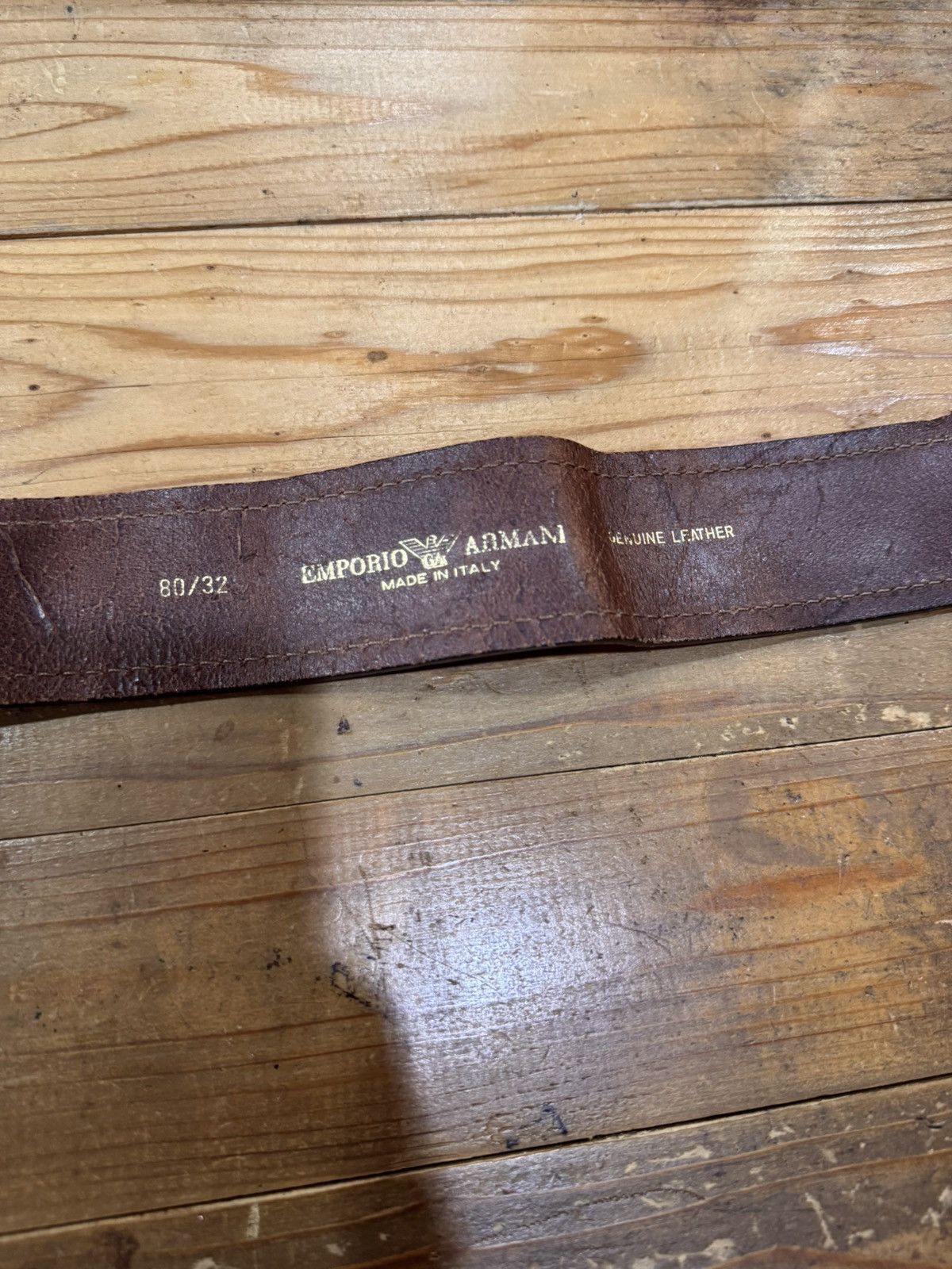 Giorgio Armani EMPORIO ARMANI LEATHER BELT🔥 Size ONE SIZE - 4 Thumbnail