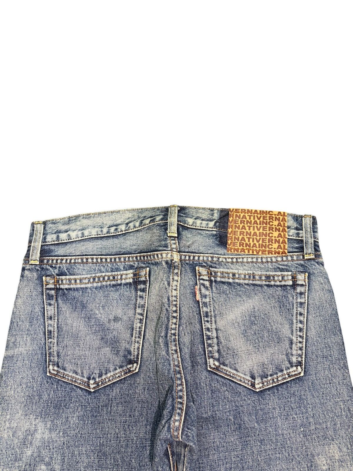 Dsquared2 Vintage Japanese Rna Bleached Distressed Jeans Size 31" - 4 Thumbnail