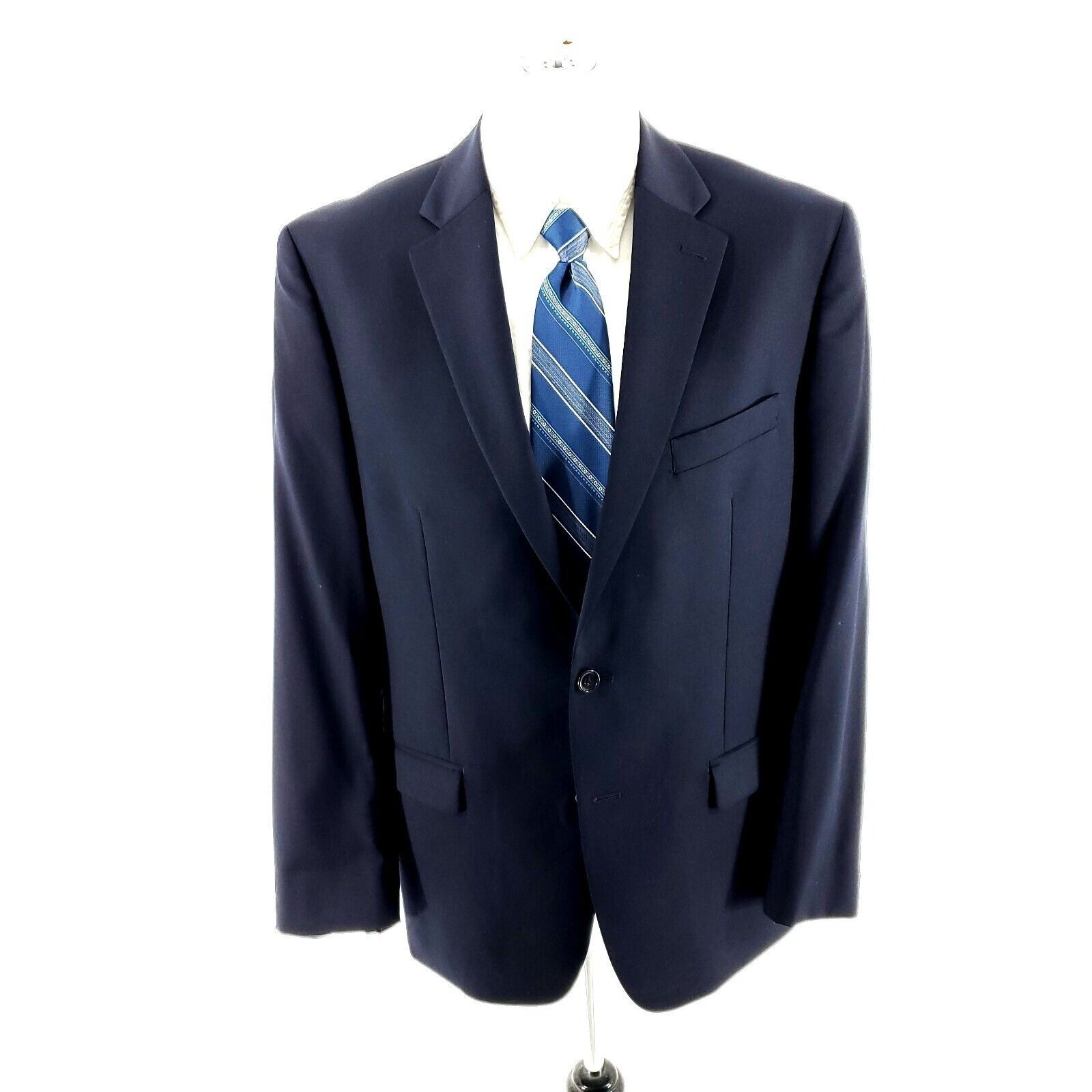 Lauren Ralph Lauren Lauren Ralph Lauren Wool Natural Stretch 2 Button Blazer 40R Size 40R - 3 Thumbnail