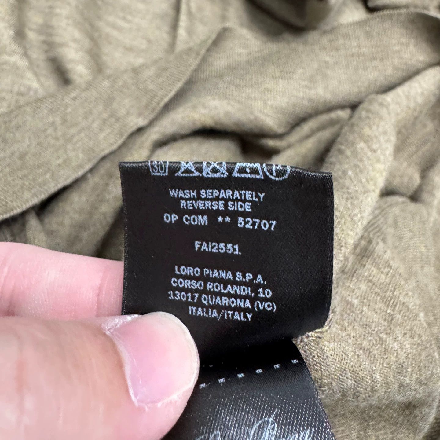 Loro Piana Loro Piana Virgin Wool Knit Long Sleeve 52 Size US L / EU 52-54 / 3 - 4 Thumbnail