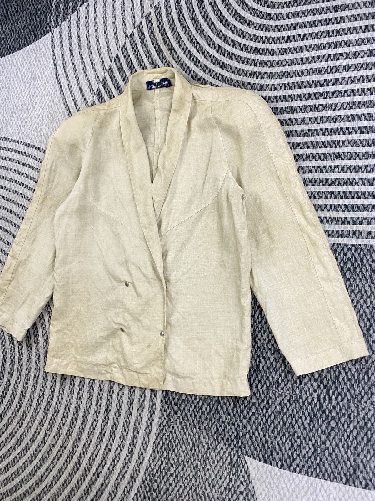 Thierry Mugler Vintage Thierry Mugler Linen Jacket Size M / US 6-8 / IT 42-44 - 4 Thumbnail