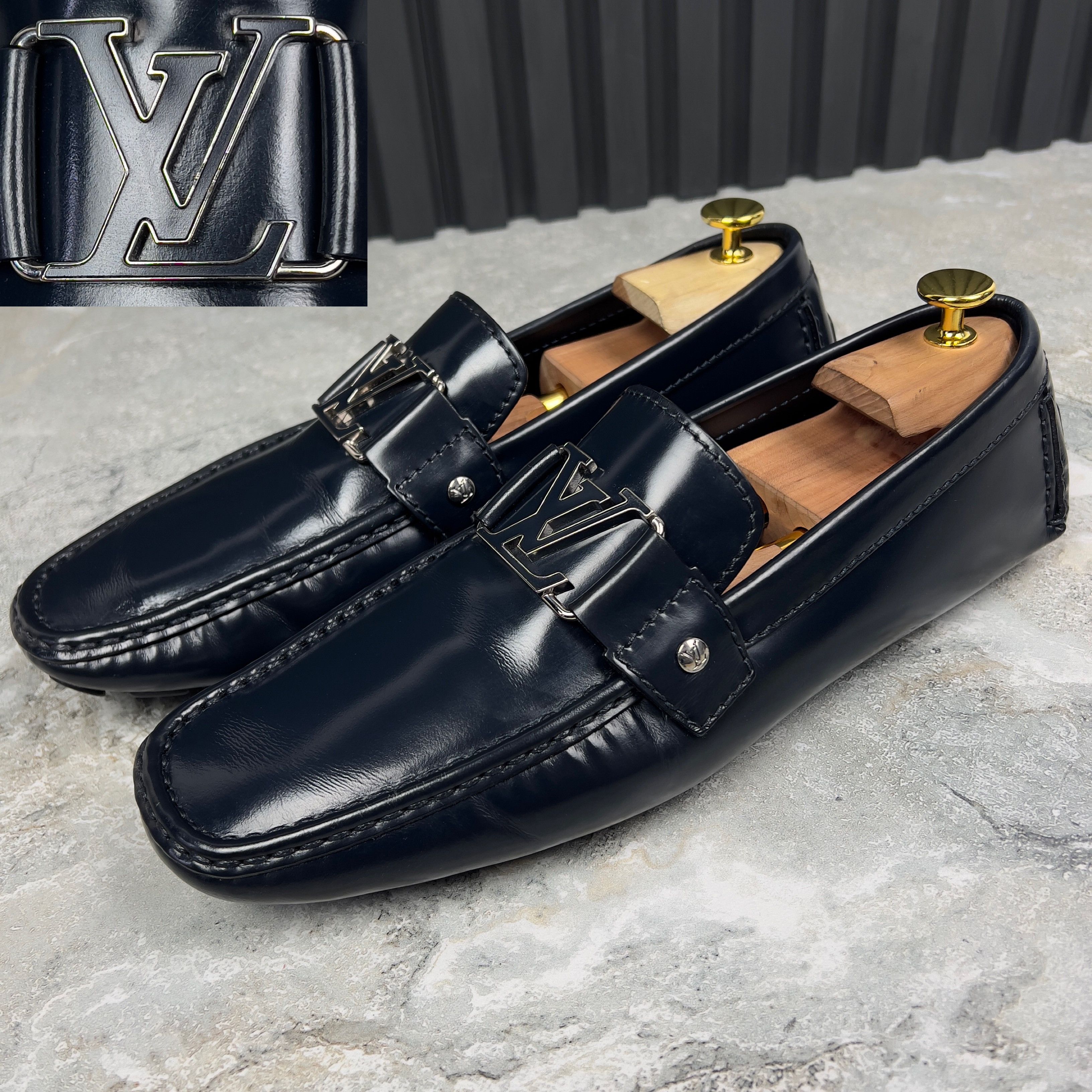 Loafers Leather Giy Louis Louis Vuitton Uppercase Loafer Louis