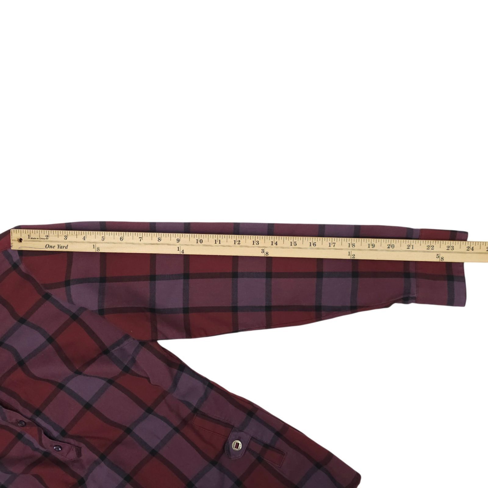 Kuhl Kuhl Plaid Pullover Button Shirt Women S Burgundy Purple Size S / US 4 / IT 40 - 6 Thumbnail