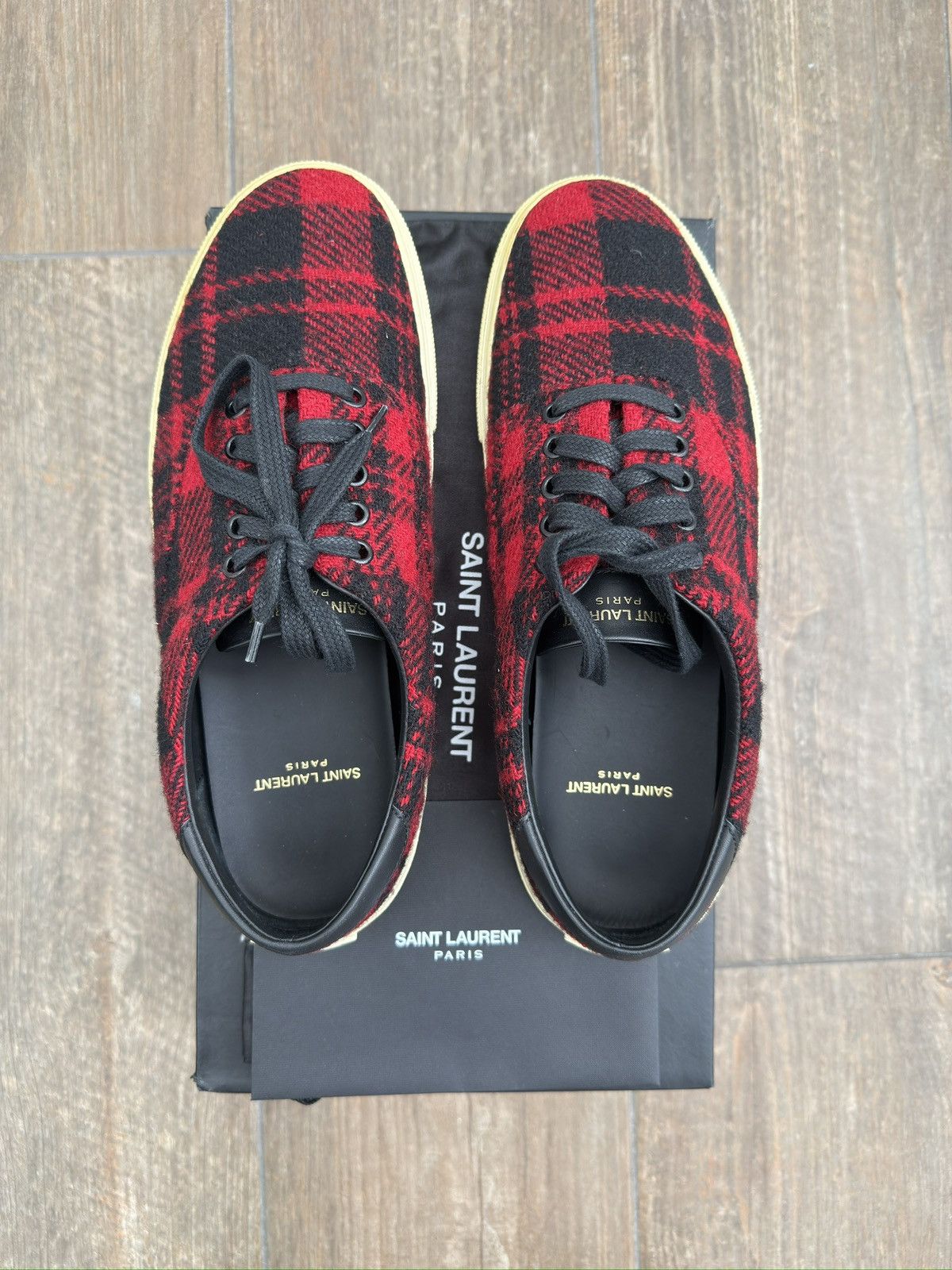 Saint Laurent Paris Saint Laurent skate shoes tweed 43 Size US 10 / EU 43 - 2 Thumbnail