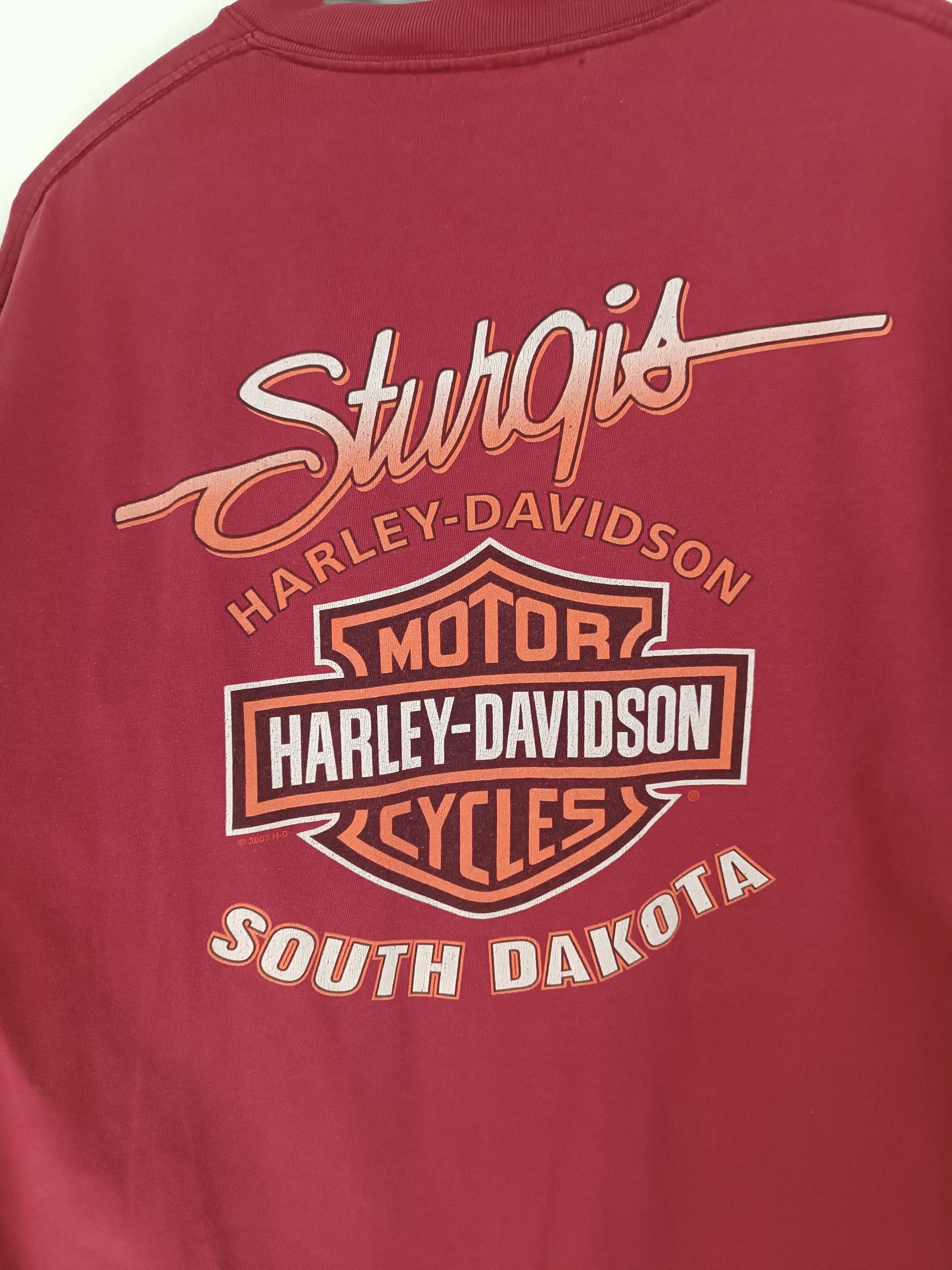 Harley Davidson THRASH FADED VINTAGE 2004 HARLEY DAVIDSON STURGIS CHOPPER Size US M / EU 48-50 / 2 - 10 Thumbnail