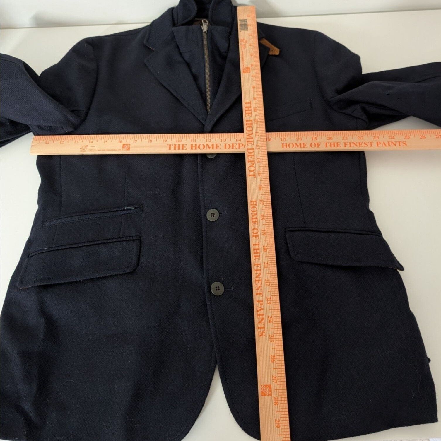 Designer Kroon Wool Cashmere Ritchie Hybrid Jacket Mens Size 44 Blue Size US M / EU 48-50 / 2 - 19 Thumbnail