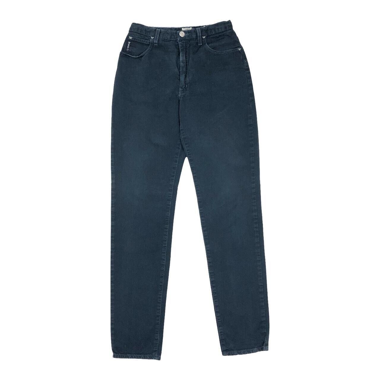 Armani Armani Jeans Vintage Straight Fit pants Navy Womens W25” Size 25" / US 0 / IT 36 - 2 Thumbnail
