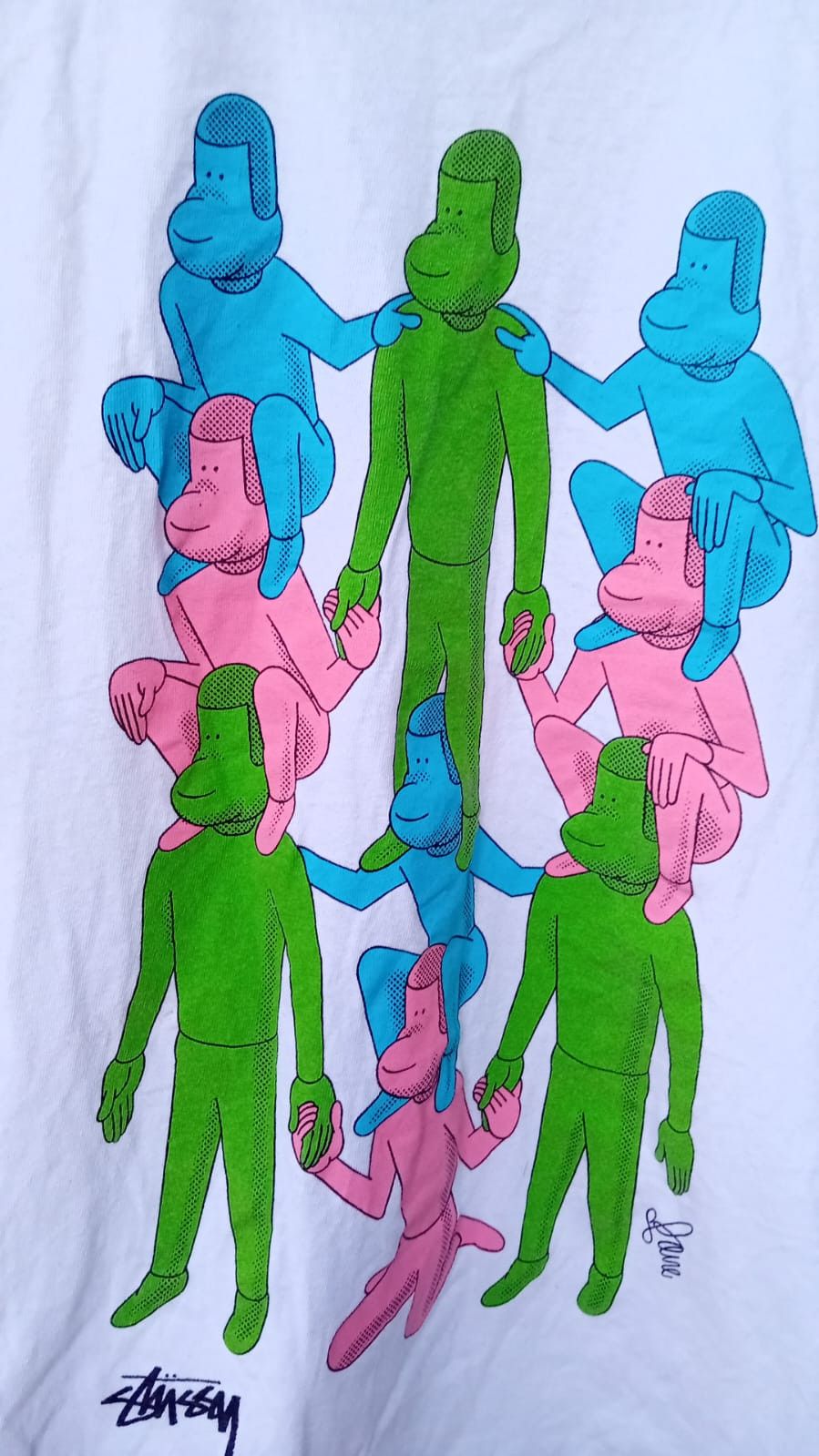 Stussy Stussy x Pane Human Wall 2011 Stefano Monfeli art t-shirt M Size US M / EU 48-50 / 2 - 4 Thumbnail