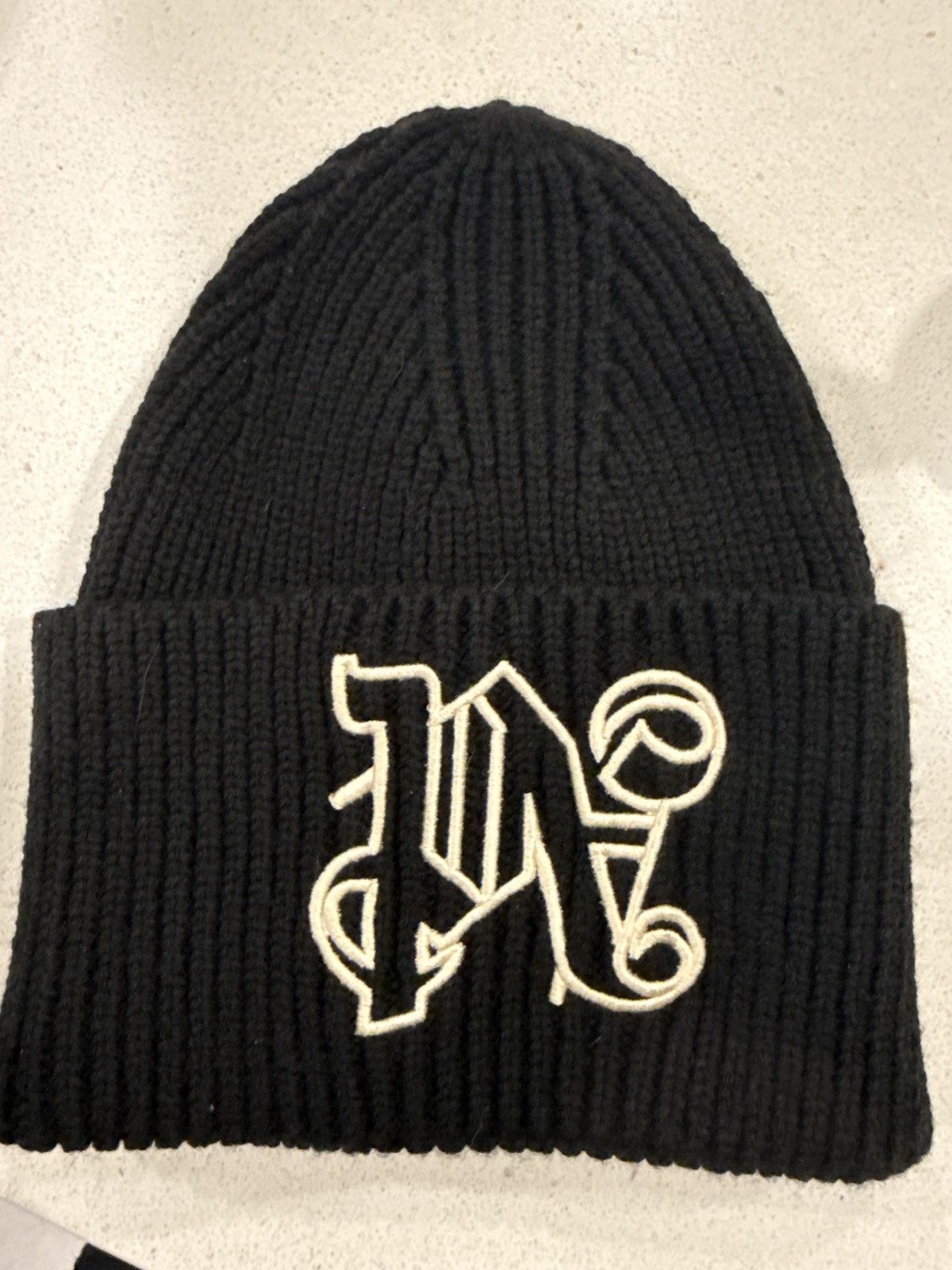 Palm Angels Palm Angels monogram knit beanie Size ONE SIZE - 1 Thumbnail
