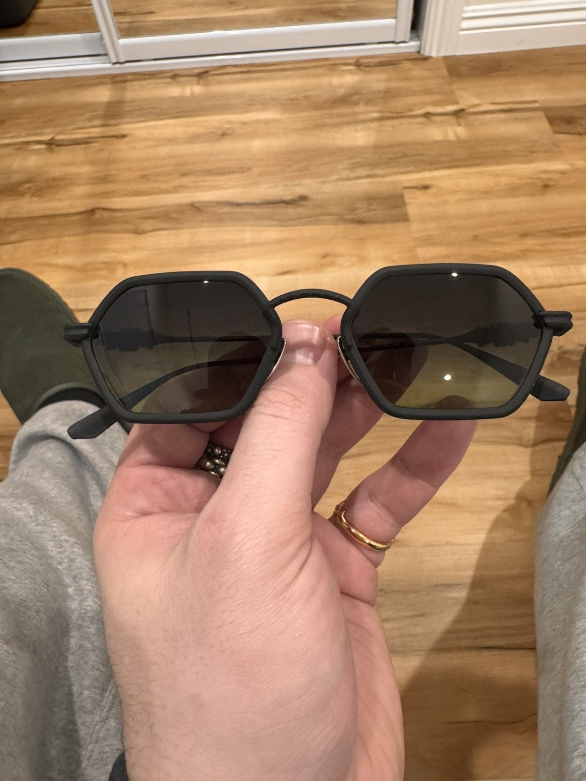 Chrome Hearts Chrome Hearts DATASS Green Lens Sunglasses Size ONE SIZE - 1 Thumbnail