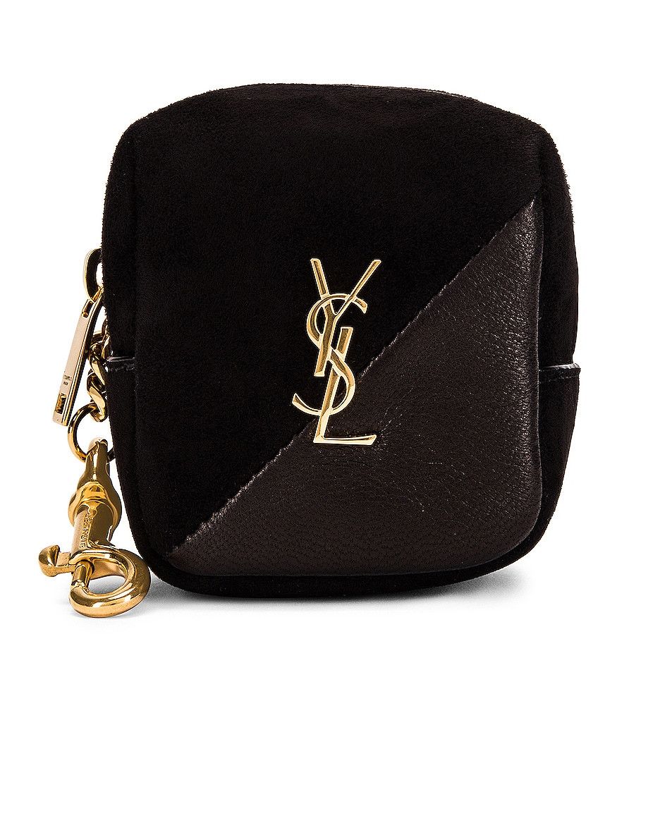 Saint Laurent Paris o1s1wg111024 Size: OS / Keychain Pouch in Black Size ONE SIZE - 1 Thumbnail