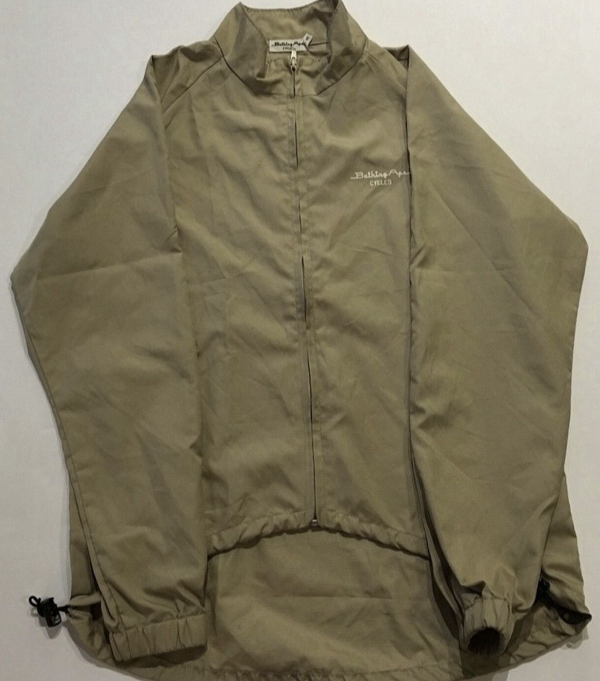 image of Bape Windbreaker Jacket in Beige, Men's (Size Small)