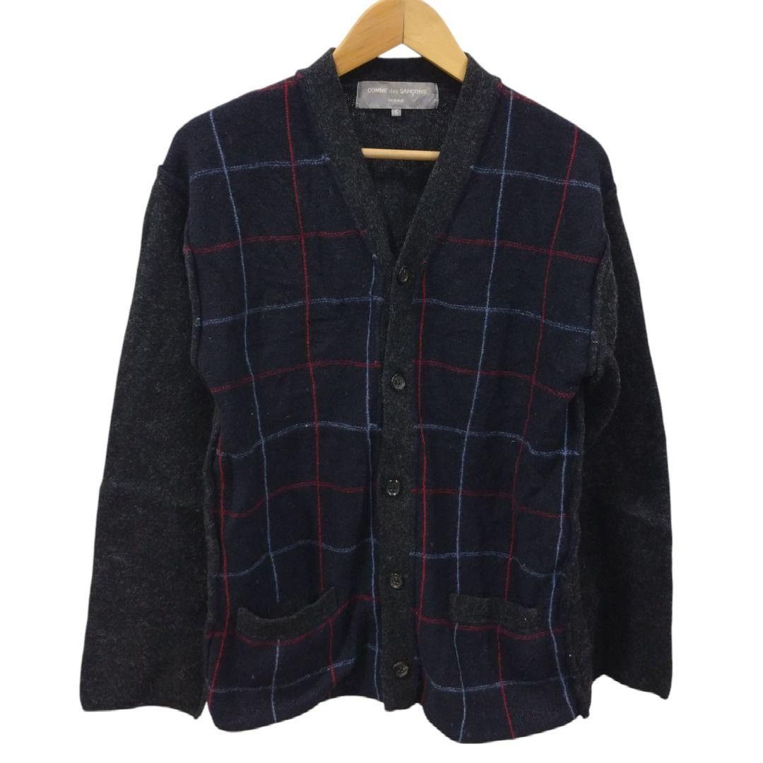 Comme des Garcons Homme COMME des GARCONS HOMME Tanaka periodFelted Cardigan Gray S Size US S / EU 44-46 / 1 - 1 Thumbnail
