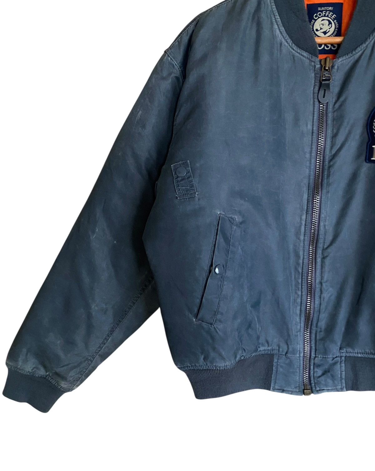 Vintage Vintage Brand Coffee Boss MA-1 Flight Jacket 1990s Size US M / EU 48-50 / 2 - 4 Thumbnail