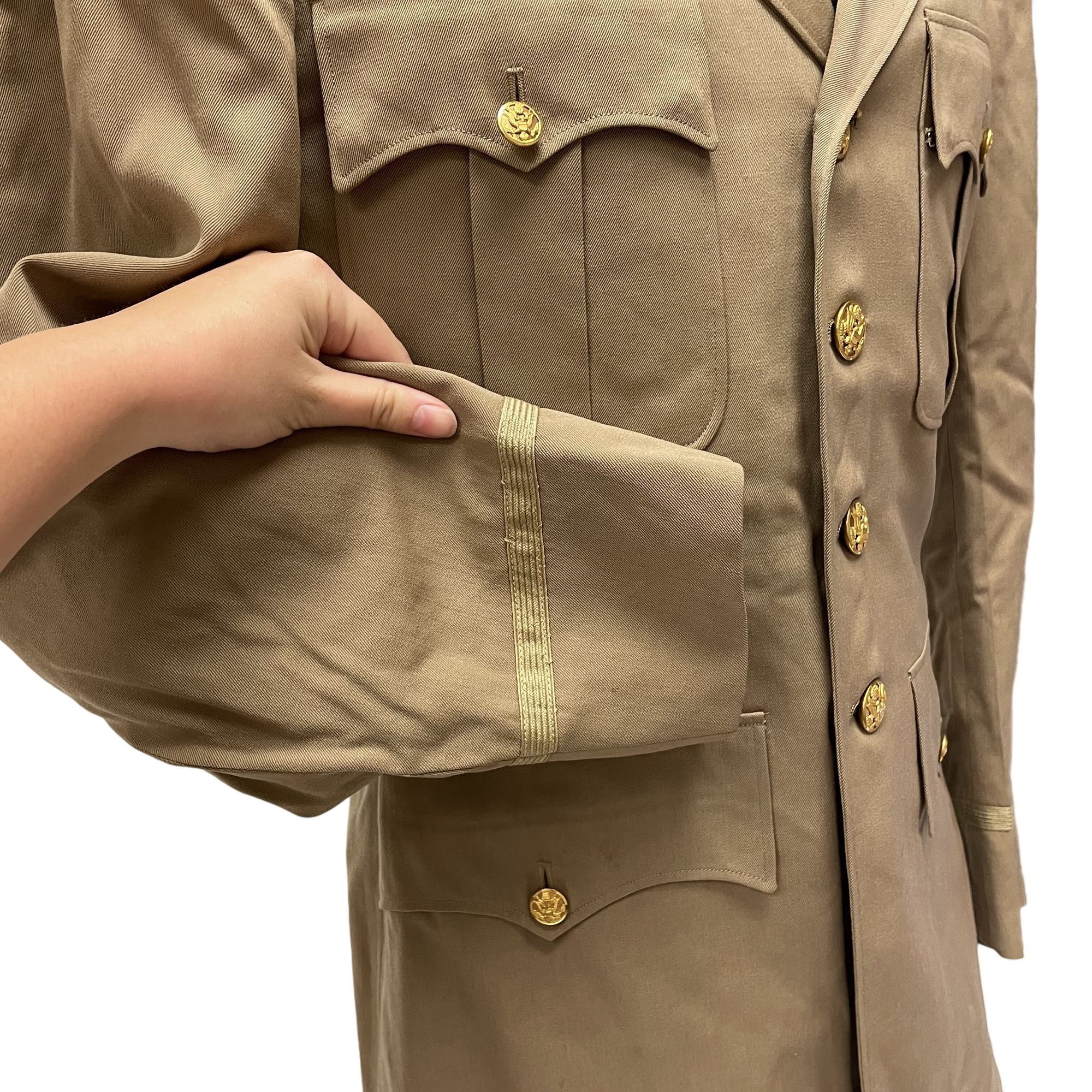 Other Vtg BESPOKE US Army Officers Uniform Military Jacket Size 36R - 15 Thumbnail