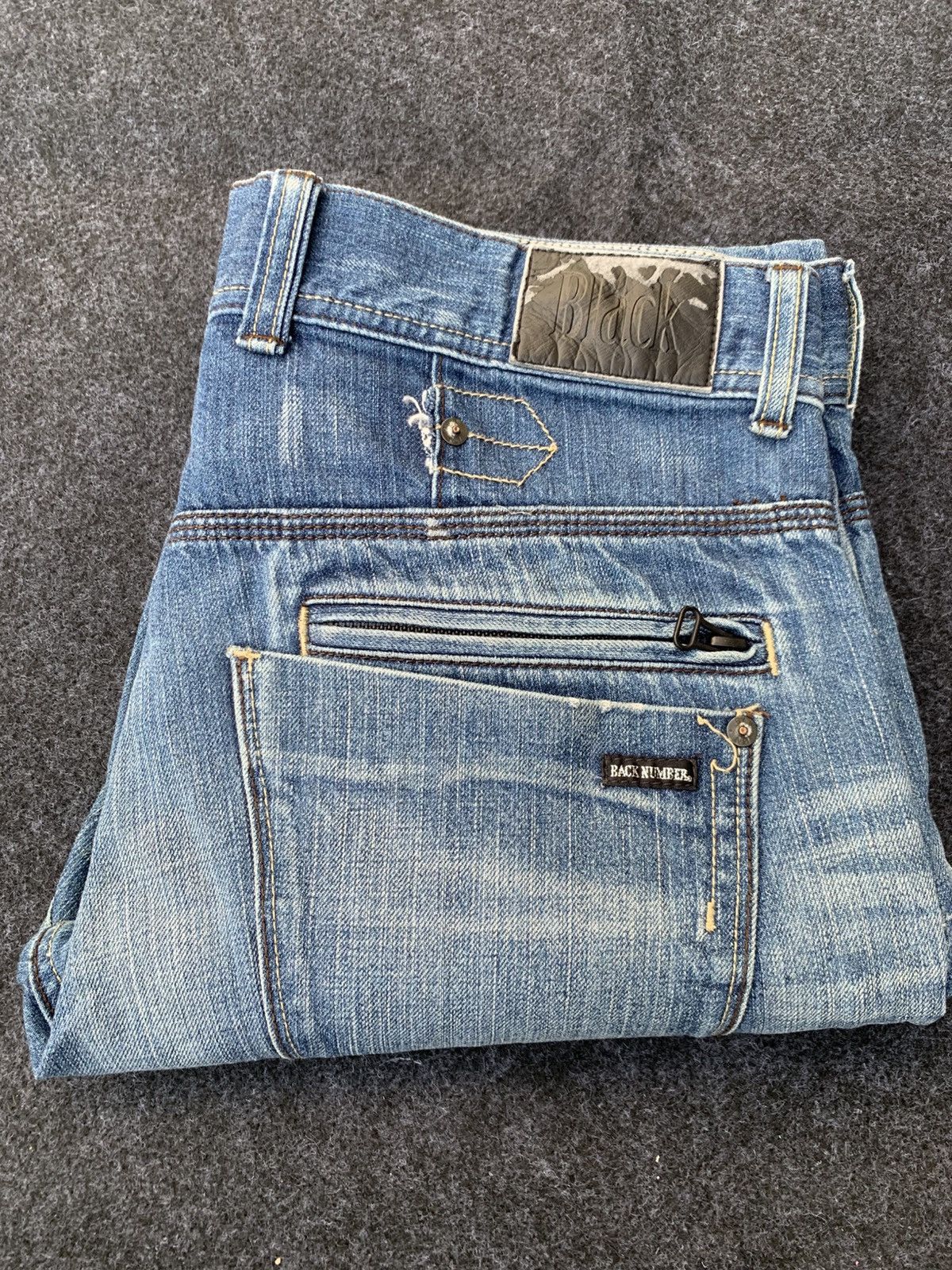 Number (N)ine BACK NUMBER BLACK JEAN LIKE NUMBER NINE. Size US 35 - 14 Thumbnail