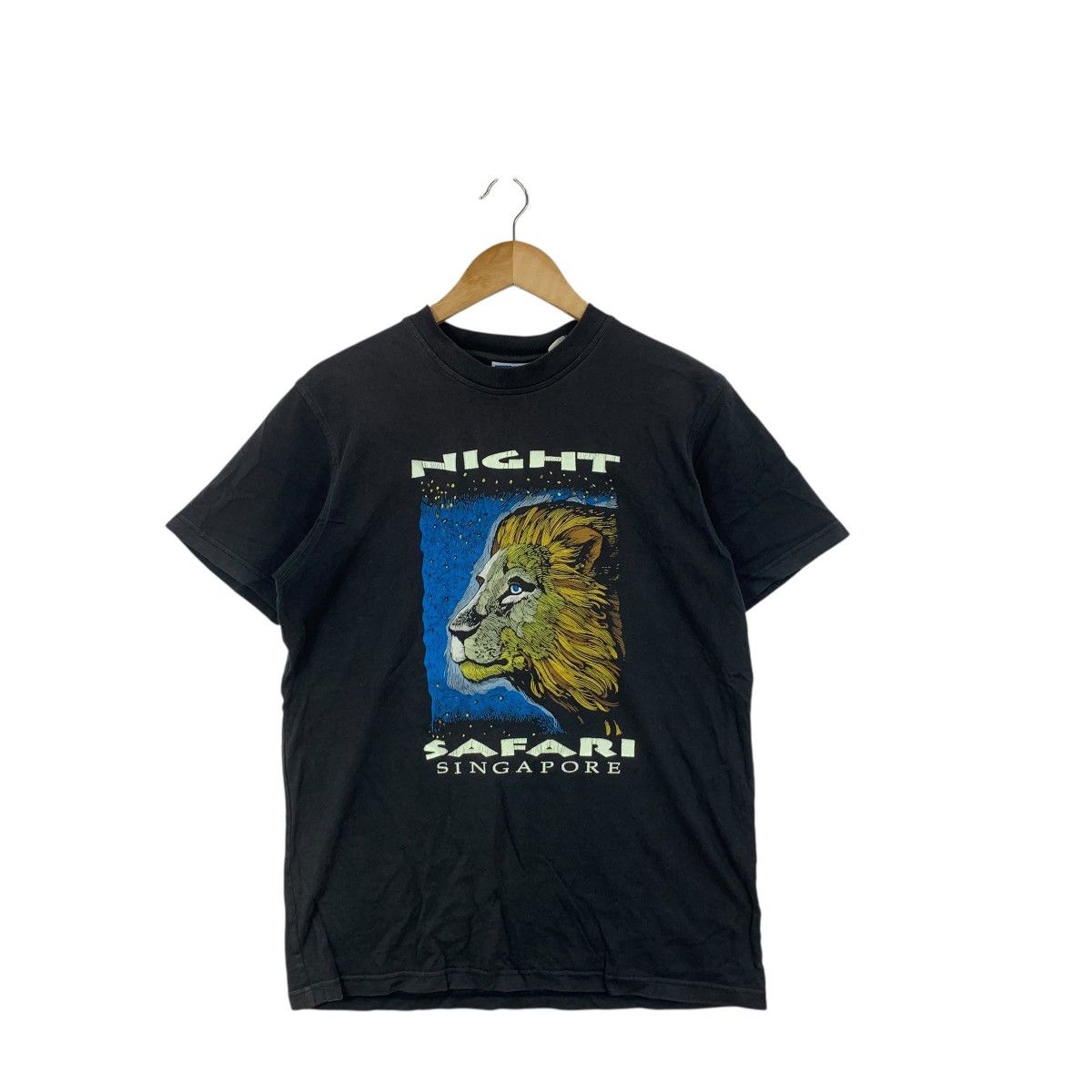 Vintage Vintage NIGHT SAFARI SINGAPORE Lion King Tee Shirt Top Size M / US 6-8 / IT 42-44 - 3 Thumbnail