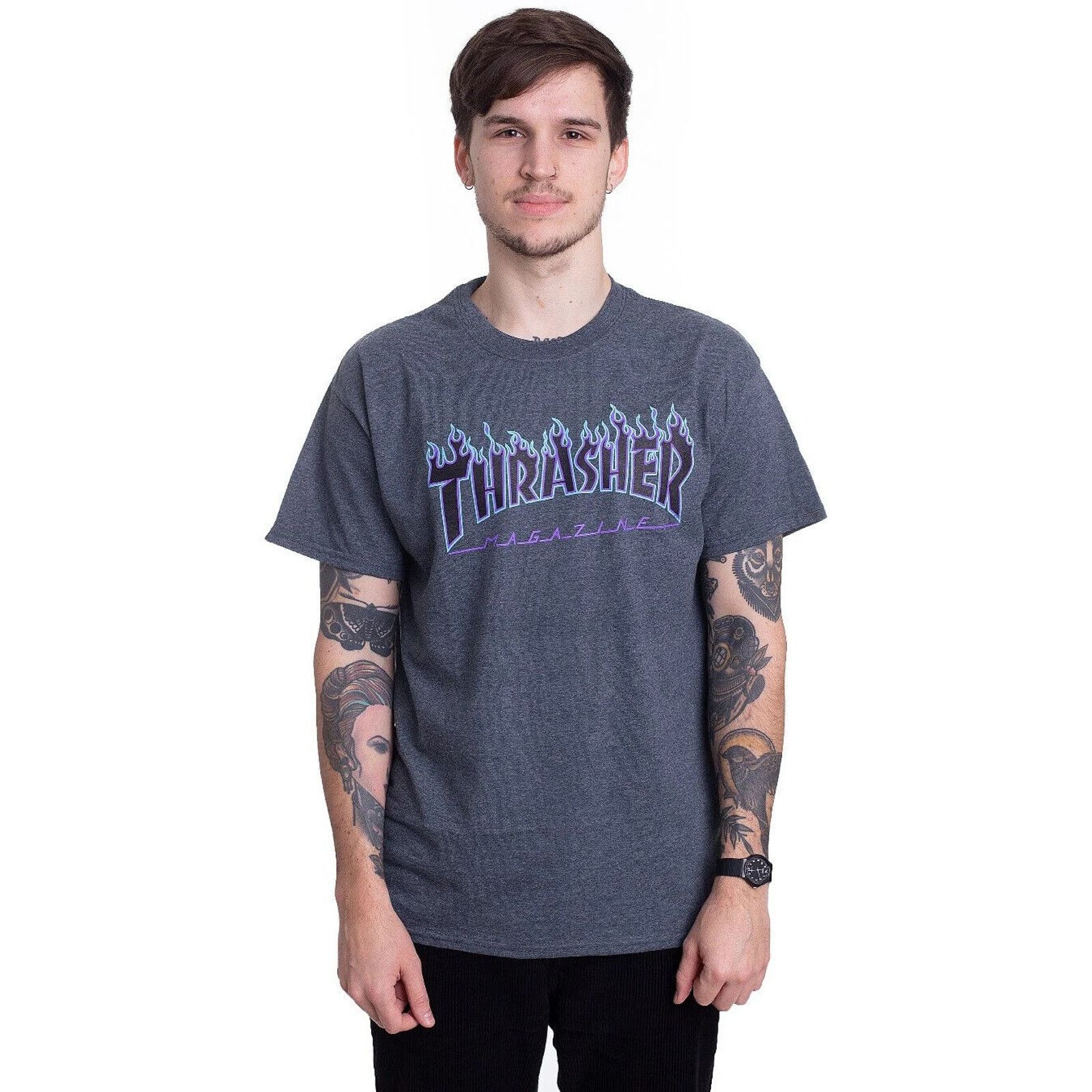 Thrasher Thrasher Skateboard Magazine Men's T-Shirt Flame Logo Tee Size US M / EU 48-50 / 2 - 2 Thumbnail