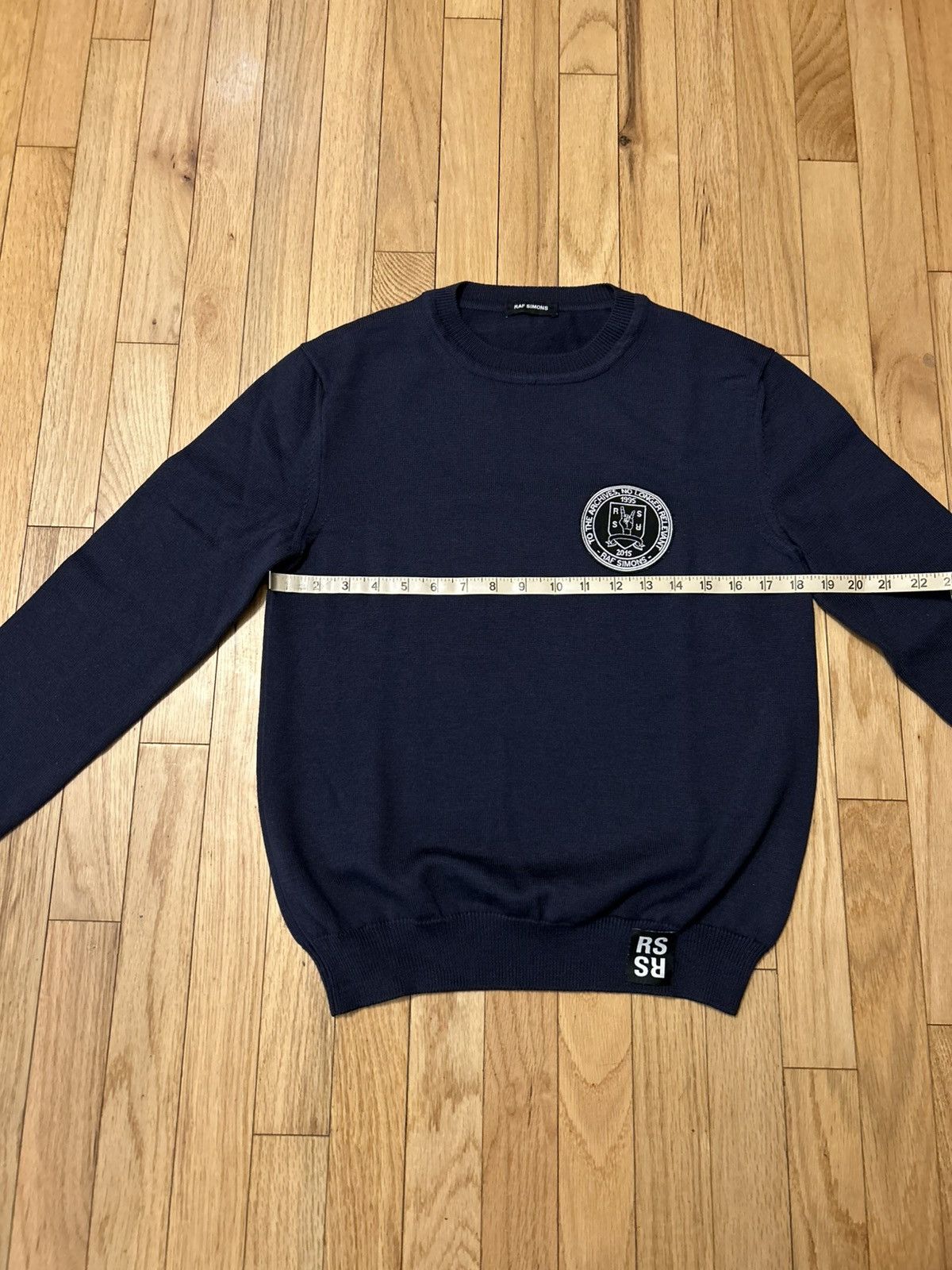 Raf Simons Raf Simons AW15 Wool College Knit Sweater Size US S / EU 44-46 / 1 - 8 Thumbnail
