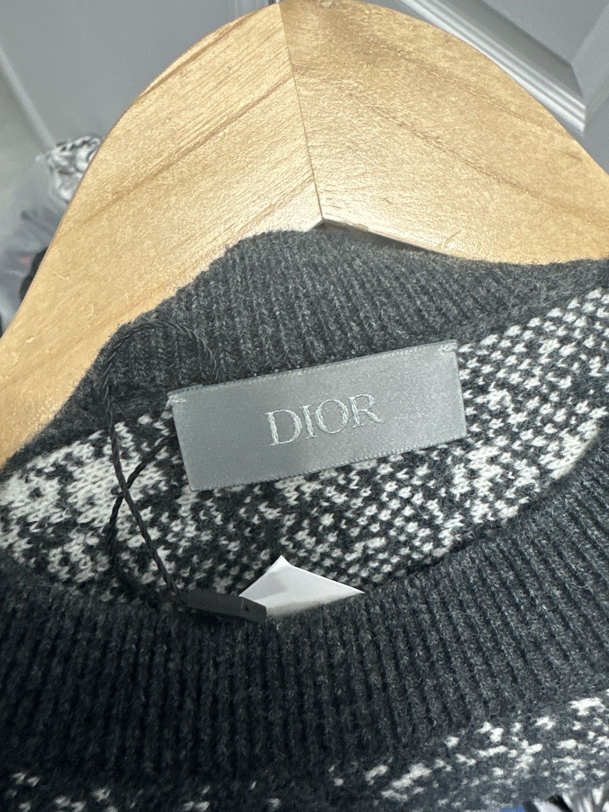 Dior Dior Ateleir Knitted Crewneck Grey White Size US XS / EU 42 / 0 - 3 Thumbnail