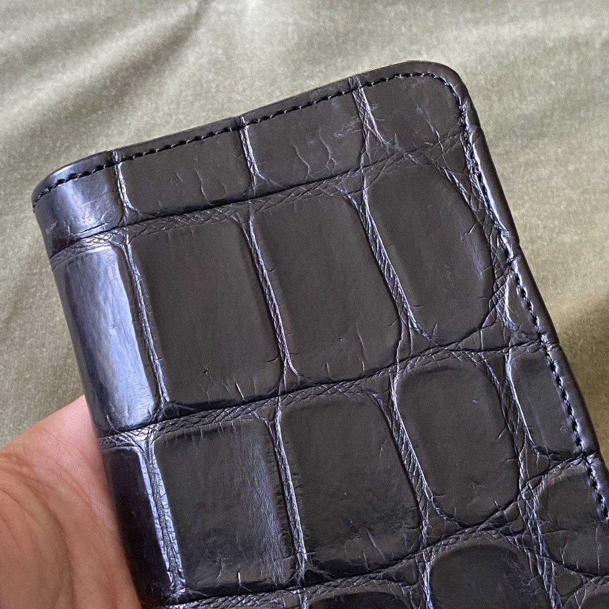 Chrome Hearts Chrome Hearts Alligator Celtic Fold Leather Wallet Size ONE SIZE - 7 Thumbnail