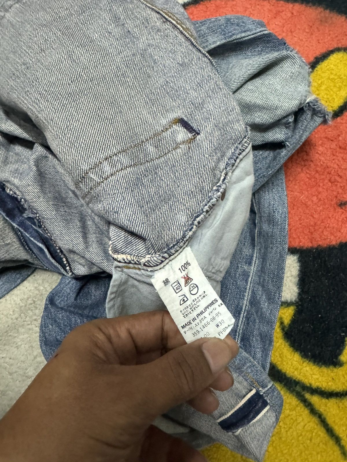 LEVIS 504 SELVEDGE JEANS