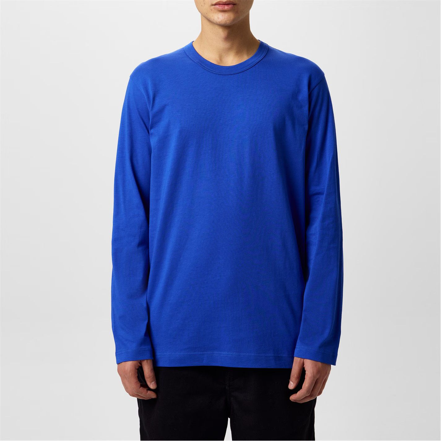 Comme des Garcons SHIRT o1g2r1mq0426 Back Logo Long Sleeve T-Shirt in Blue Size US M / EU 48-50 / 2 - 3 Thumbnail