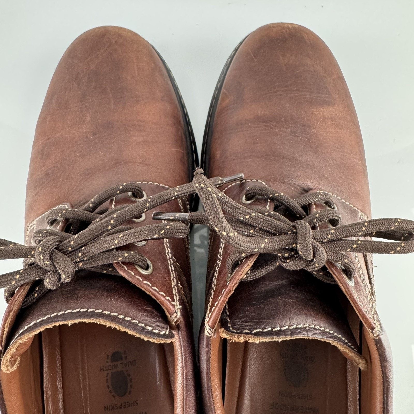 Johnston & Murphy Johnston & Murphy Waterproof Leather Oxfords 8 M Colvord Size US 8 / EU 41 - 4 Thumbnail