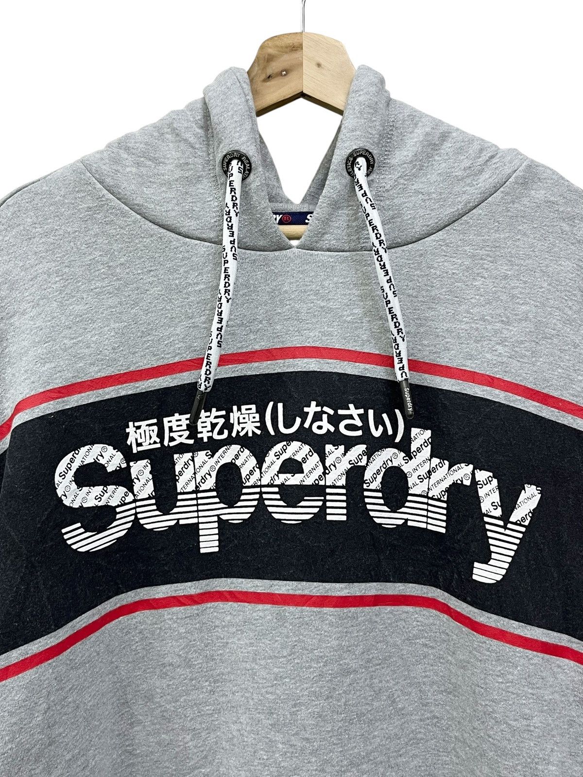 Superdry Superdry Retro Sport Logo Hoodie - Grey Marl Size US L / EU 52-54 / 3 - 2 Thumbnail