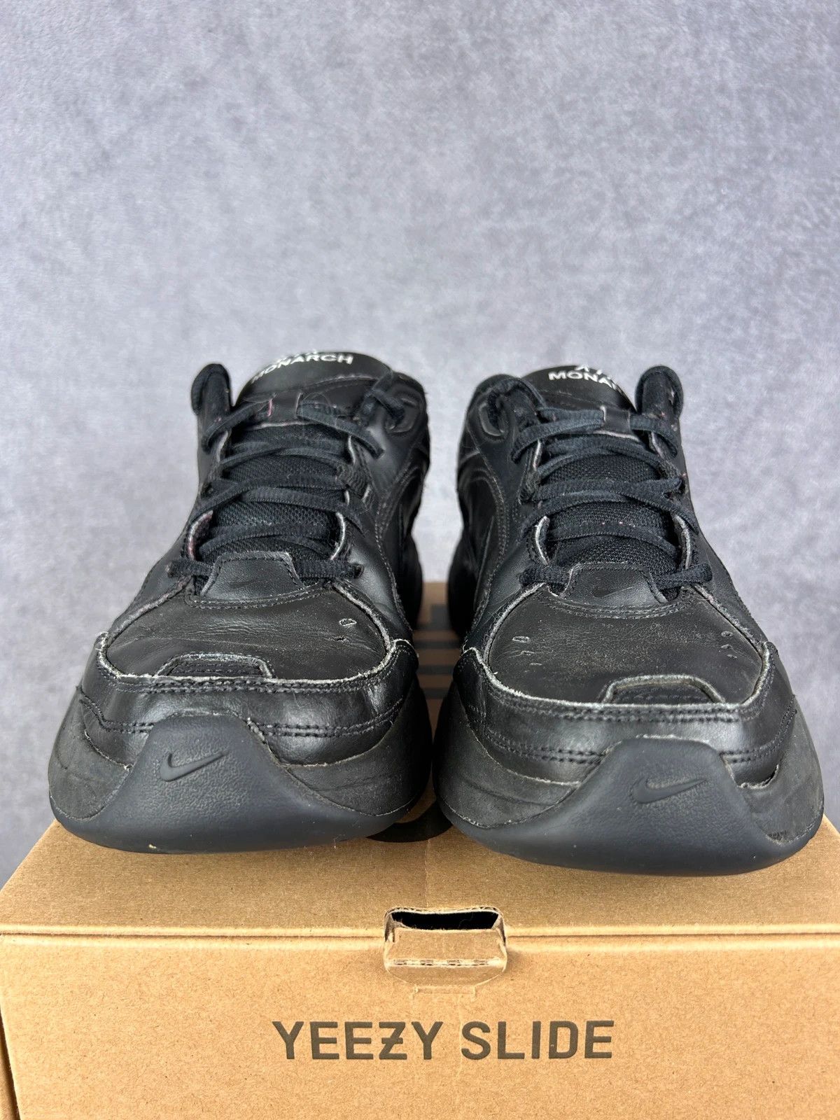 Nike Nike Air Monarch czarne tripple black Y2K sneakers Size US 11 / EU 44 - 6 Thumbnail