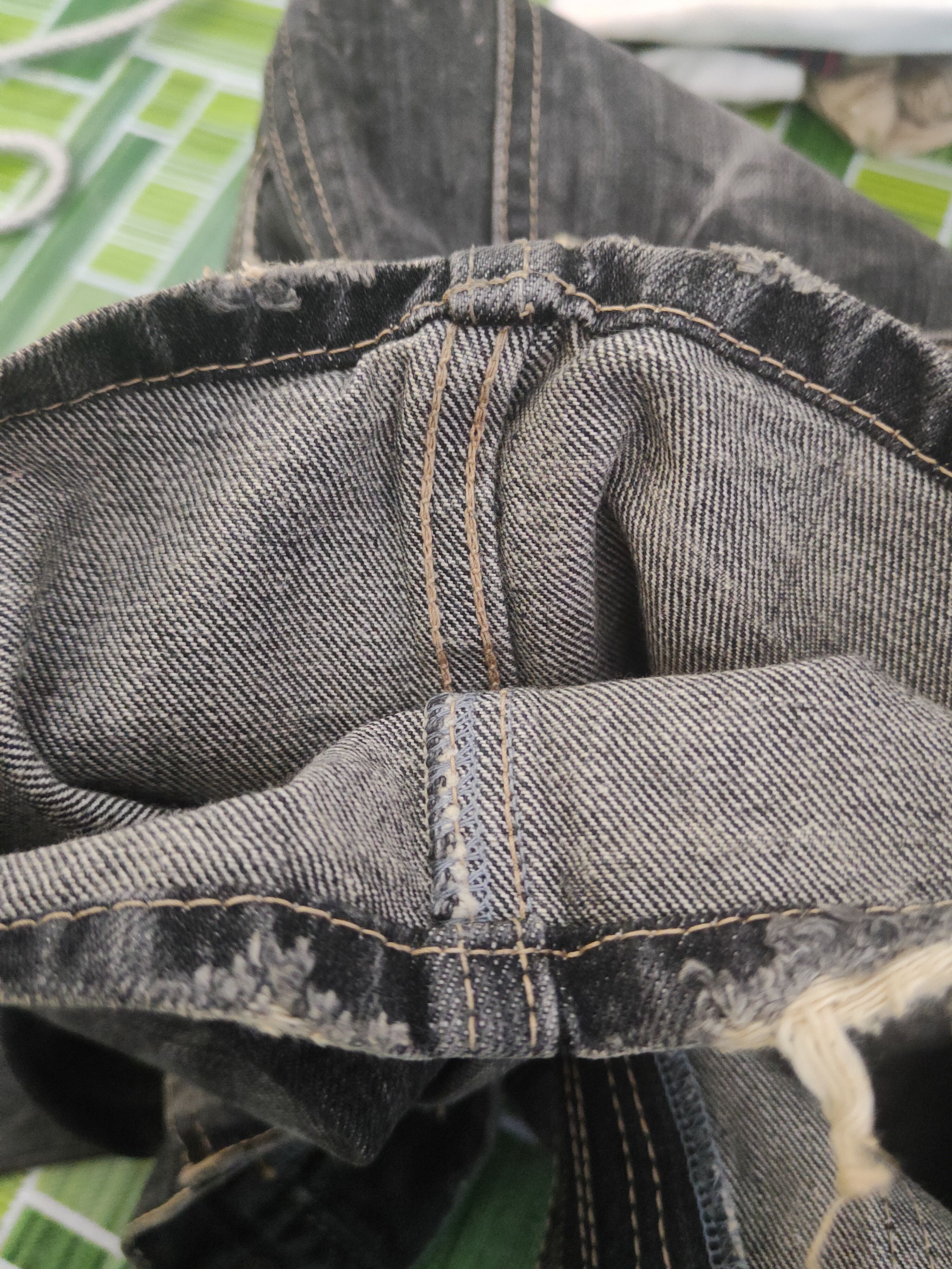 Eternal DL Eternal Black Distressed Ripped Jeans #1930 Size US 33 - 12 Thumbnail