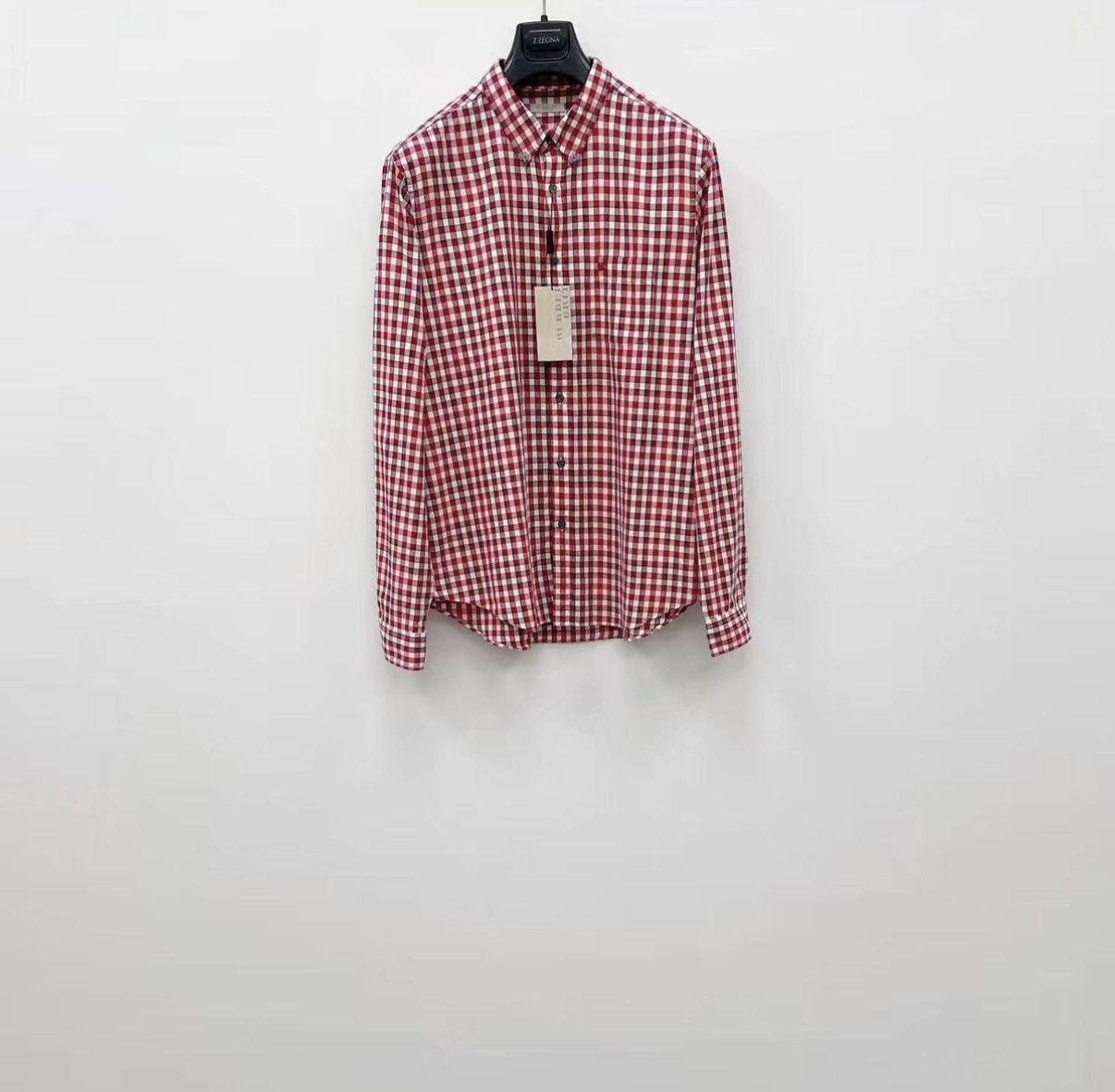Burberry BURBERRY 100% Cotton Embroidered Long Sleeve Shirt J30 Size US XXL / EU 58 / 5 - 1 Thumbnail
