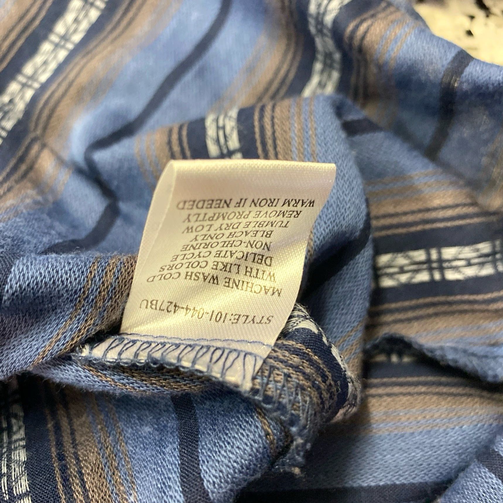 Roper VINTAGE Roper Pearl Snap Shirt Mens M/L Blue Western Long Sleeve Button-Up Crew? (Wait) Size US M / EU 48-50 / 2 - 5 Thumbnail