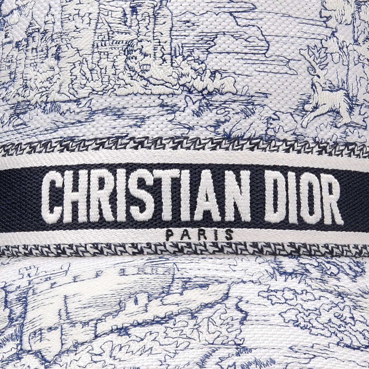 Dior o1bcso1str0226 Size:OS/Small Brim-Bucket Hat in White/Blue Size ONE SIZE - 3 Thumbnail