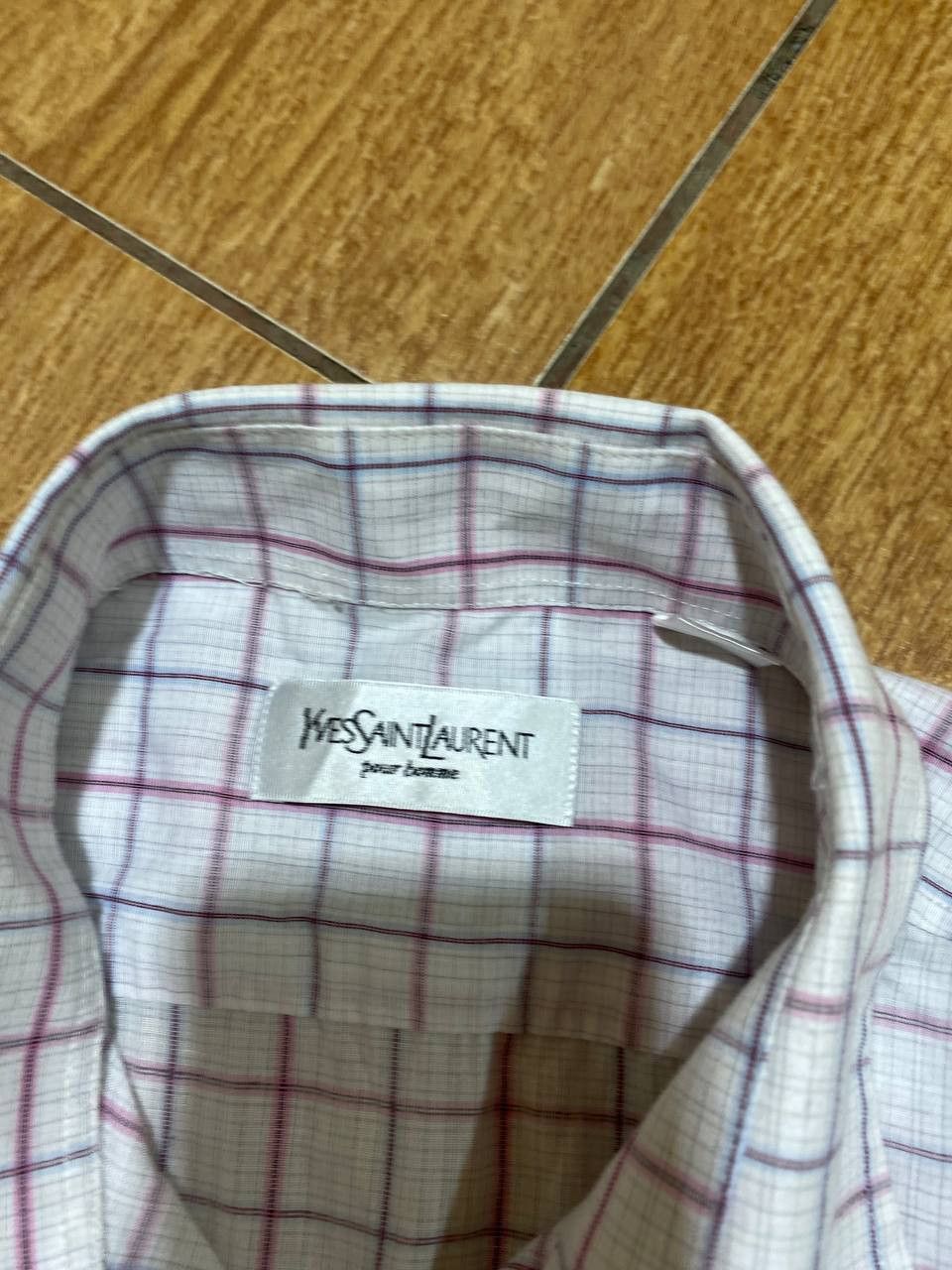 Yves Saint Laurent Yves Saint Laurent YSL Mens Short Sleeve Shirt Size US M / EU 48-50 / 2 - 2 Thumbnail